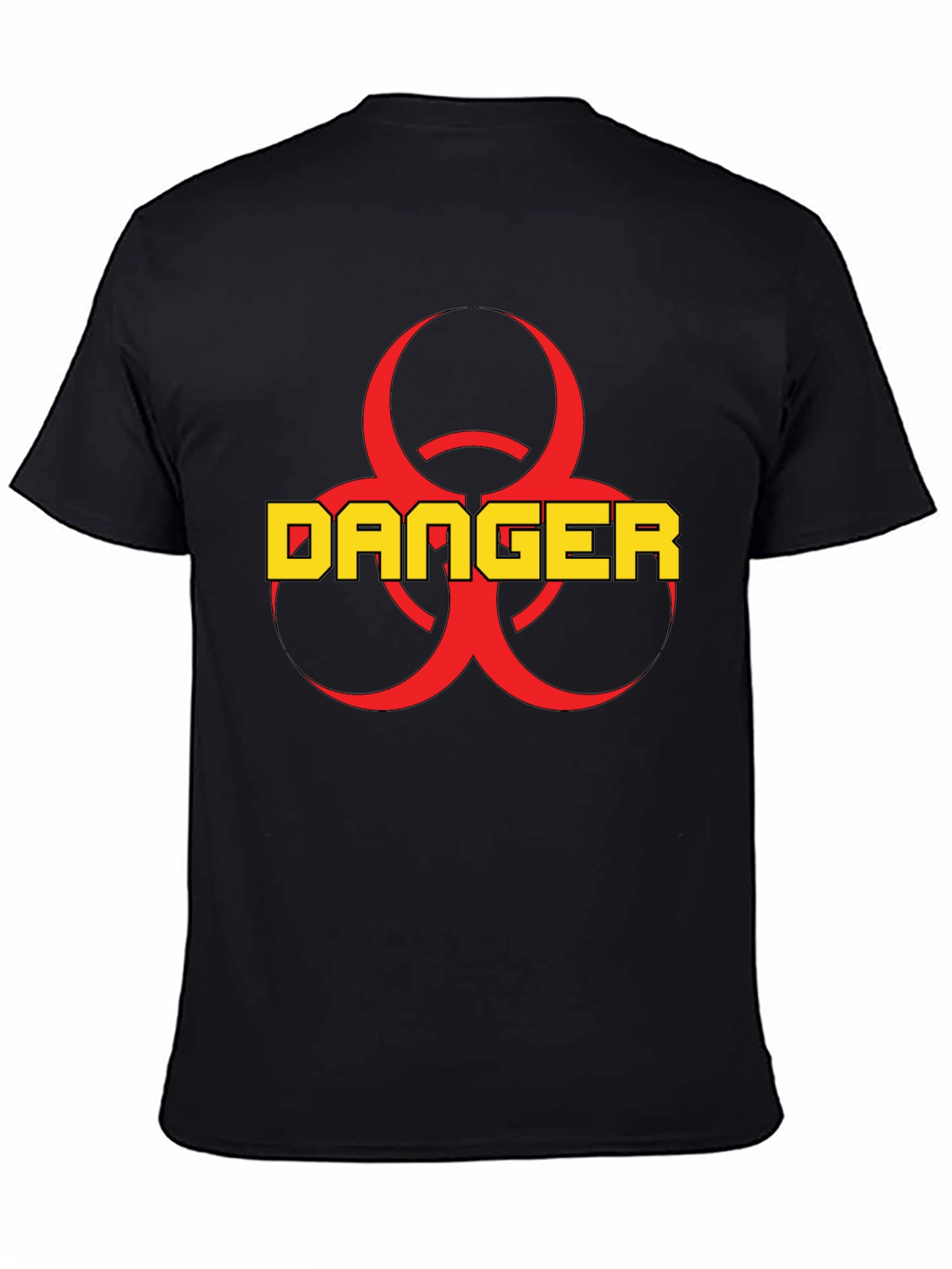 Danger Biohazard Symbol Graphic T-Shirt