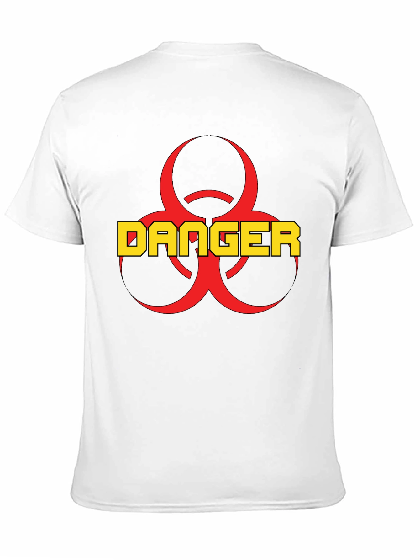 Danger Biohazard Symbol Graphic T-Shirt