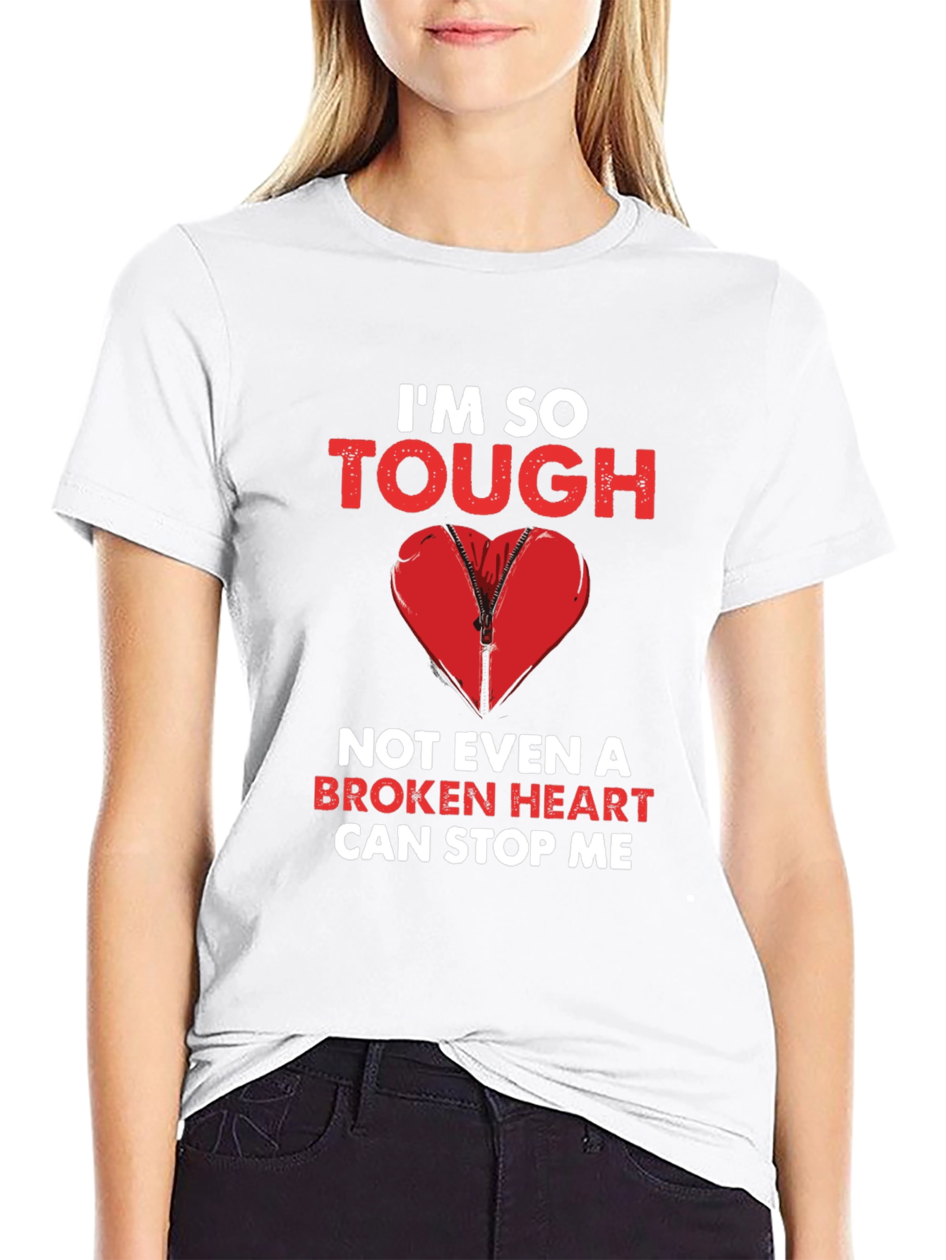 Im So Tough Broken Heart Graphic Tee