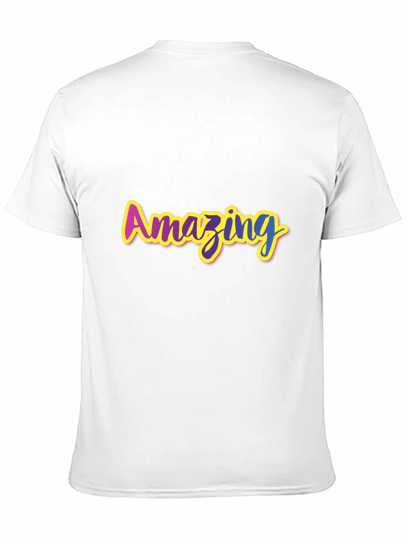 Amazing Graphic Print Black T-Shirt