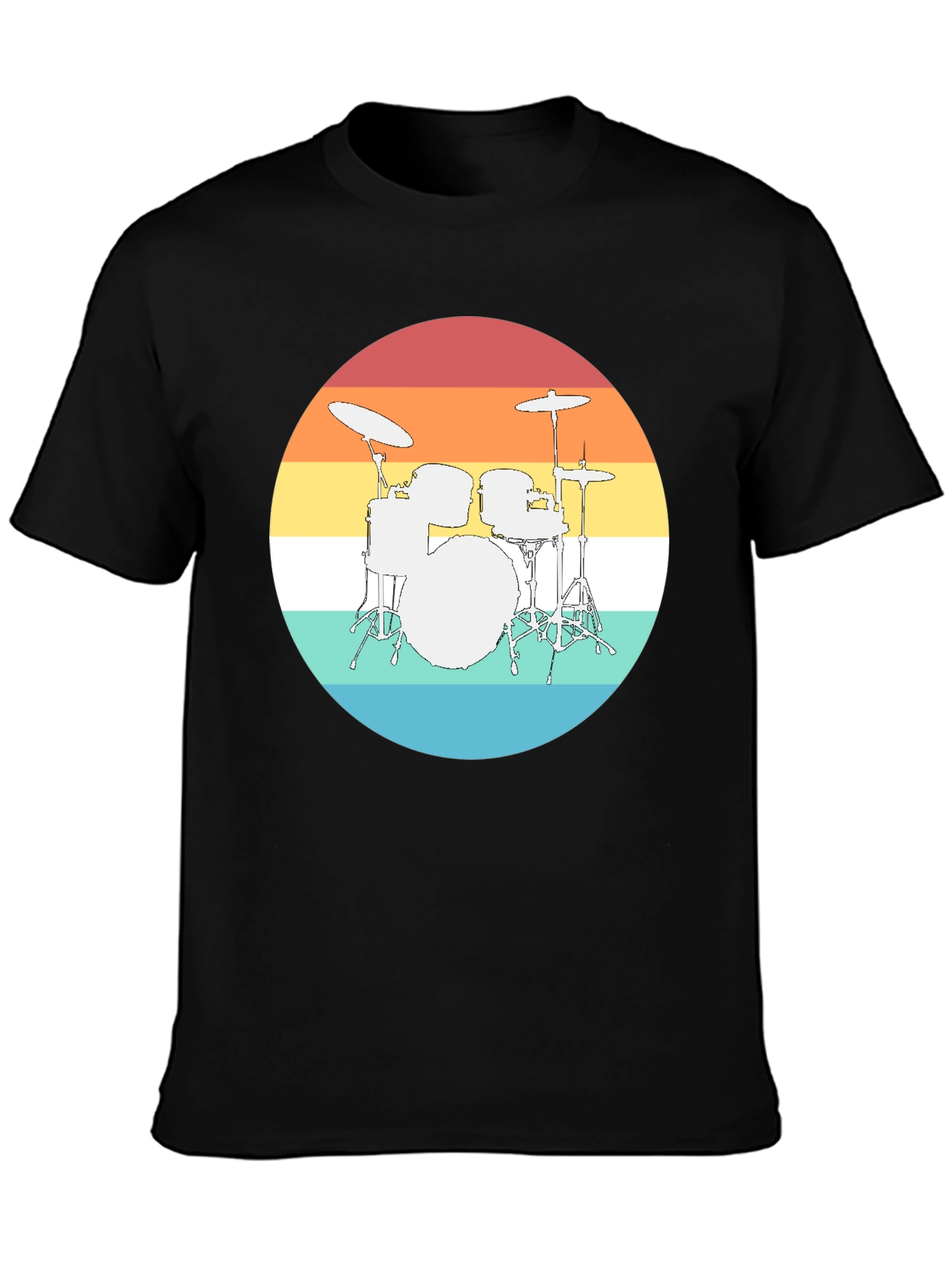 Retro Drum Set T-Shirt