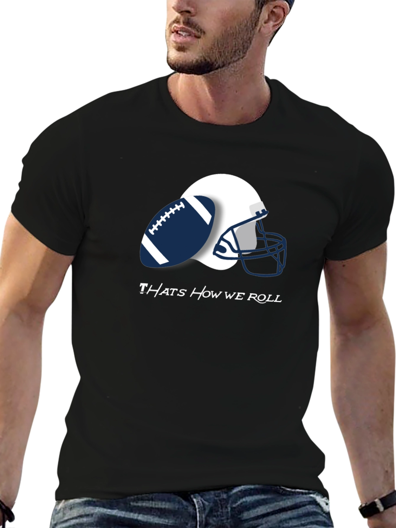 Thats How We Roll Football Tee