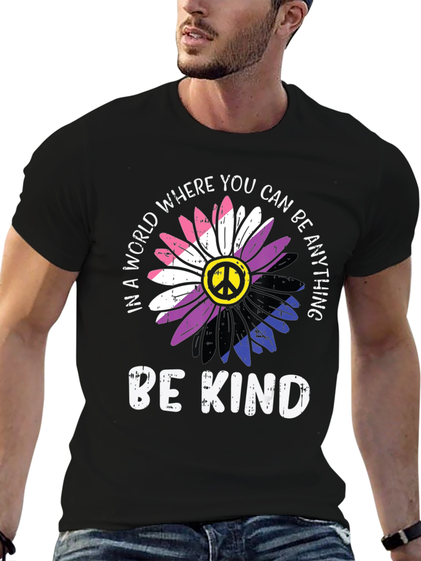 Be Kind Flower T-Shirt - Unisex Pride Tee