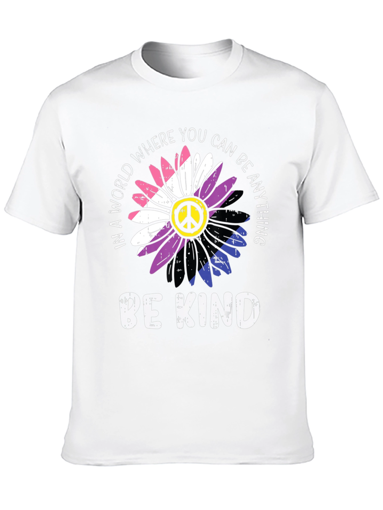 Be Kind Flower T-Shirt - Unisex Pride Tee
