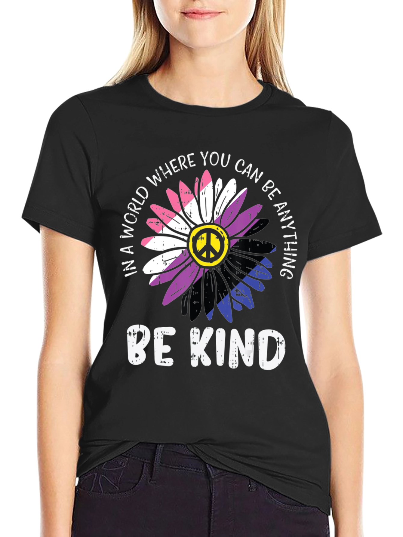 Be Kind Flower T-Shirt - Unisex Pride Tee