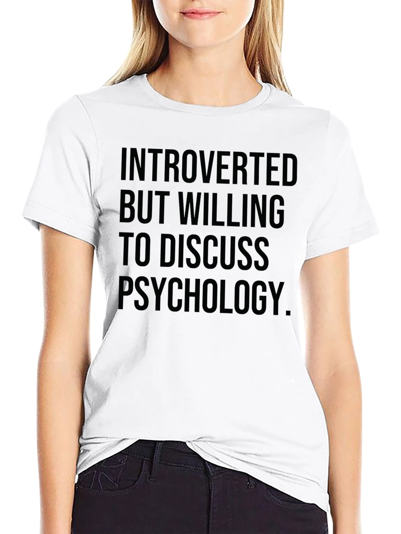 Introverted Psychology T-Shirt - Black