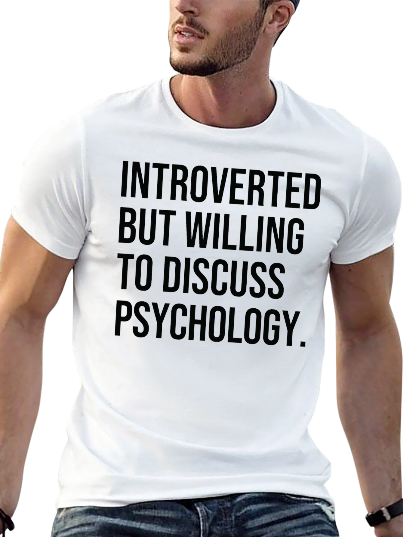Introverted Psychology T-Shirt - Black