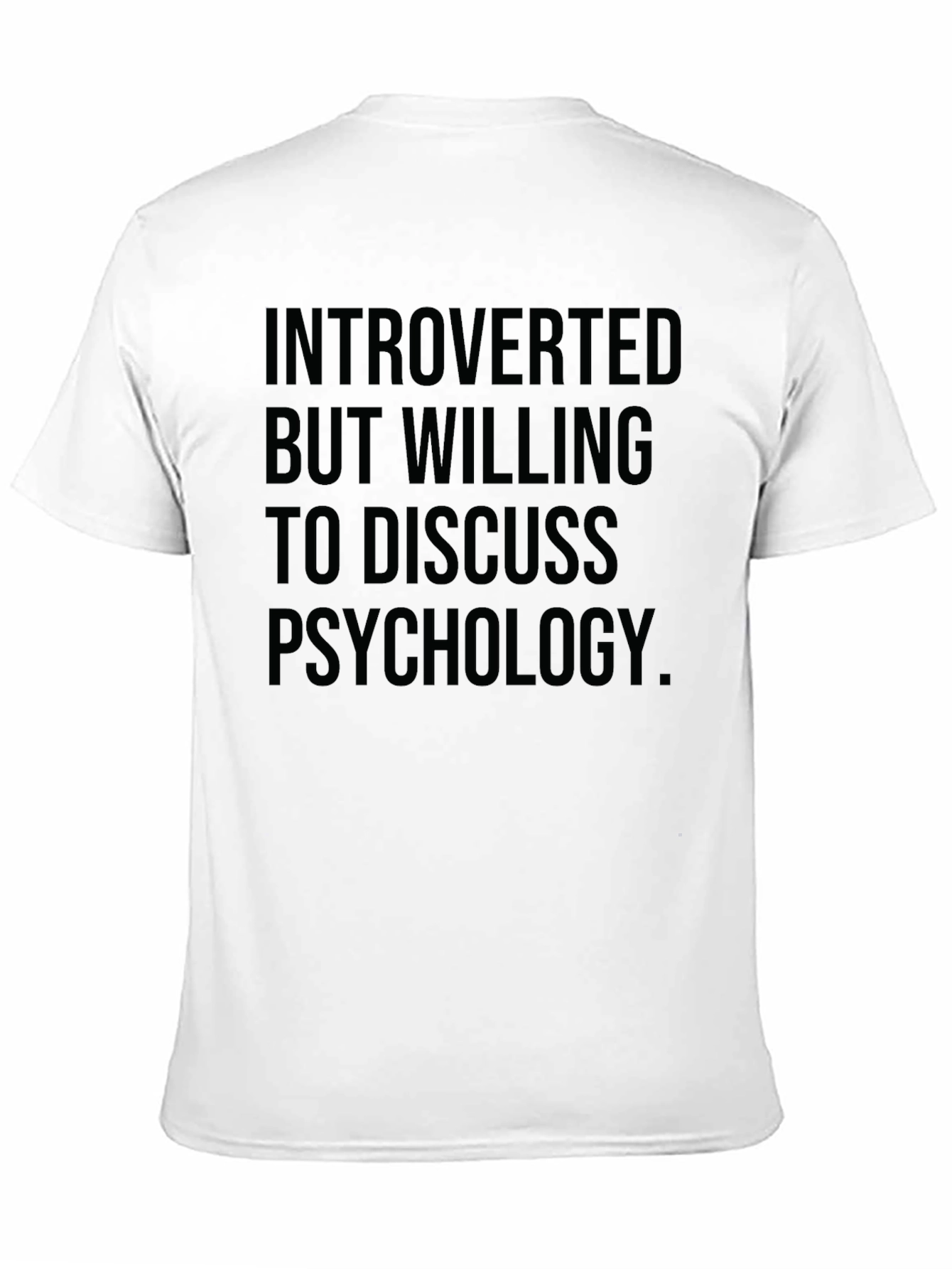 Introverted Psychology T-Shirt - Black