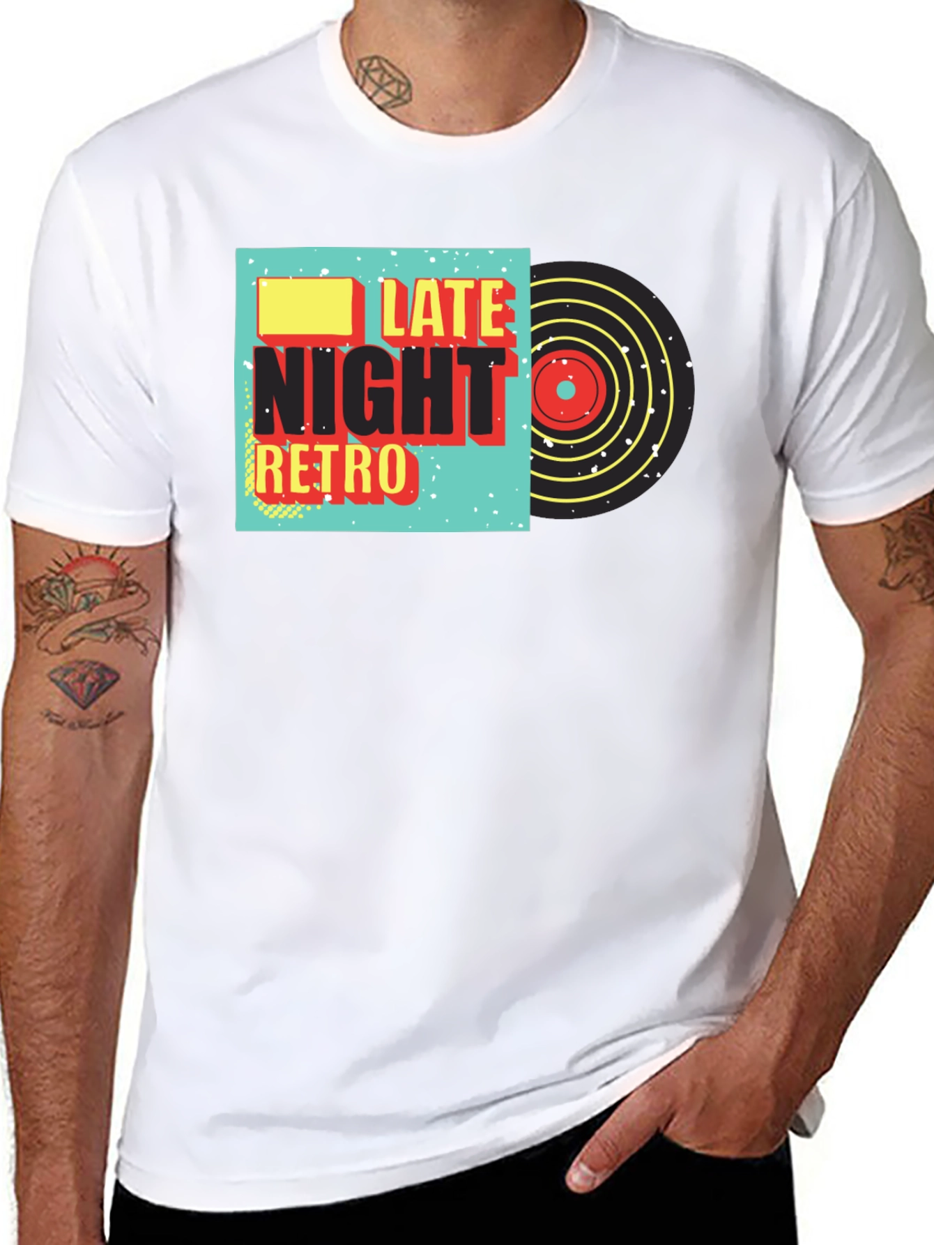 Retro Night T-Shirt - Stylish Graphic Tee