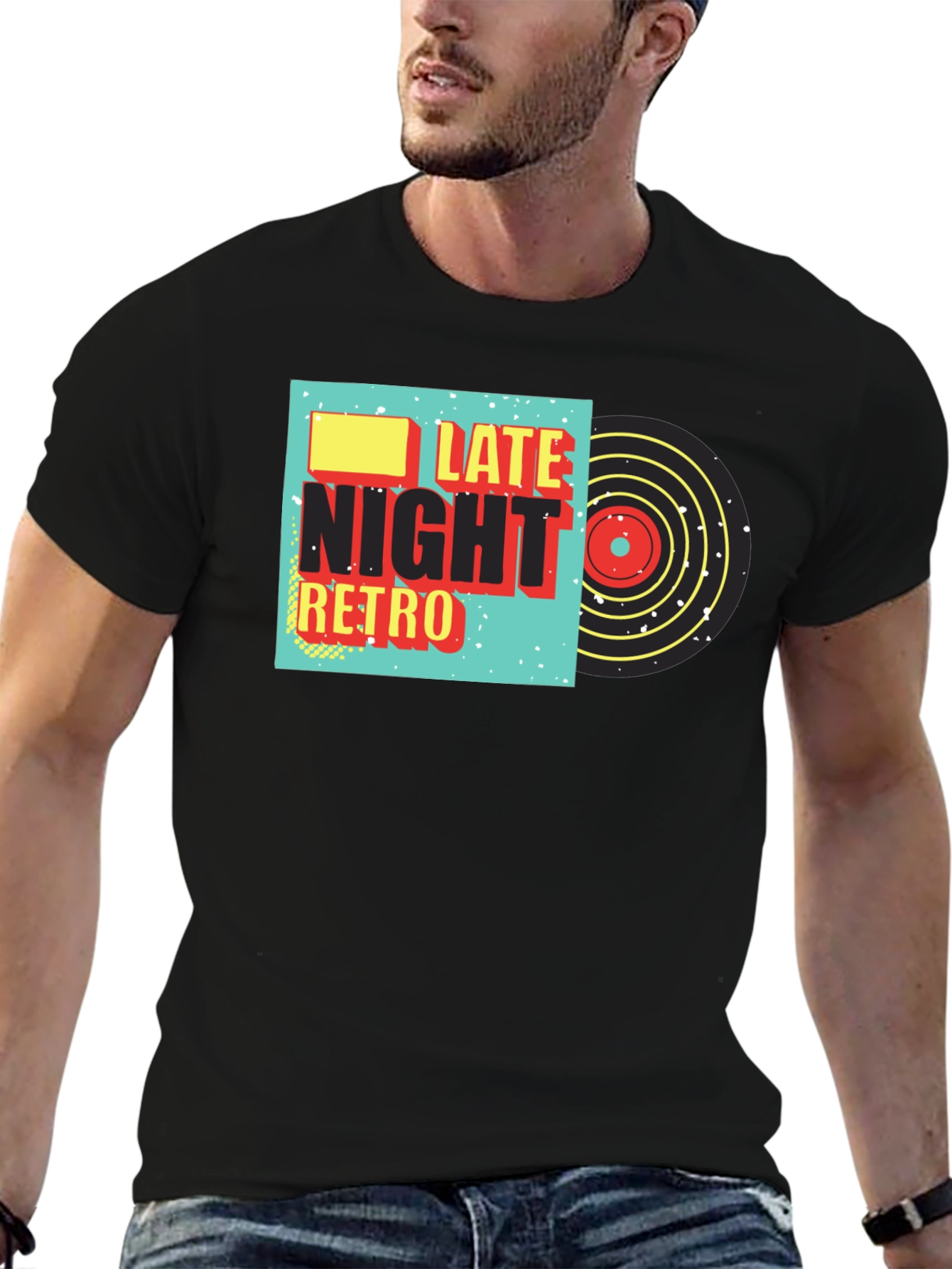 Retro Night T-Shirt - Stylish Graphic Tee