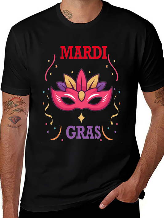 Mardi Gras Mask Tee