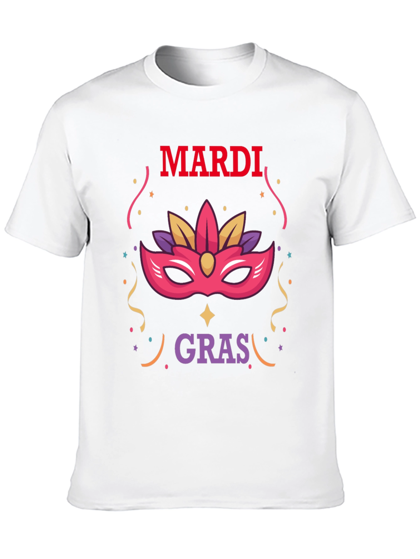 Mardi Gras Mask Tee