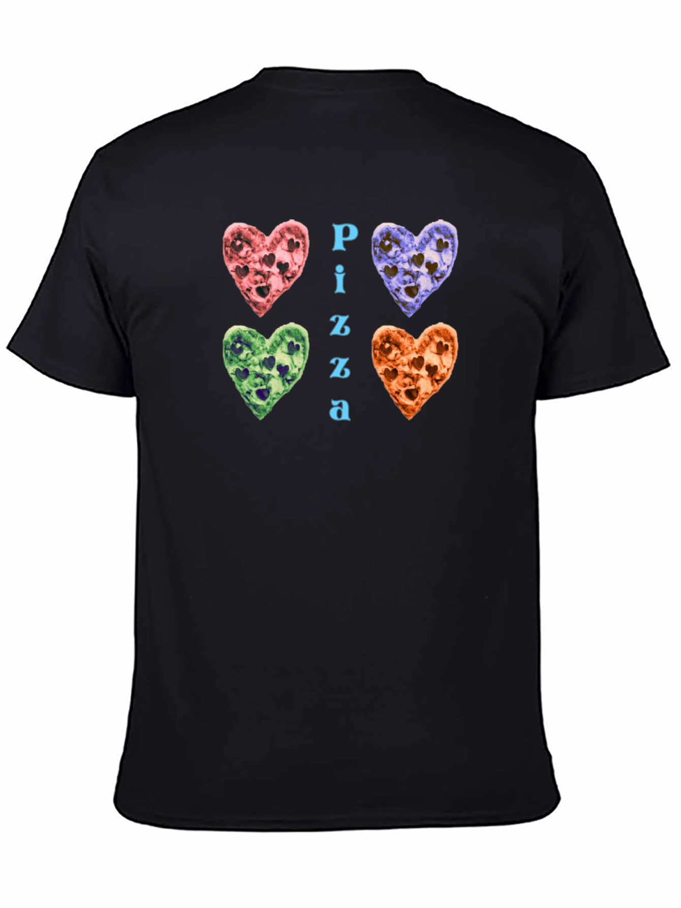 Pizza Heart Graphic T-Shirt