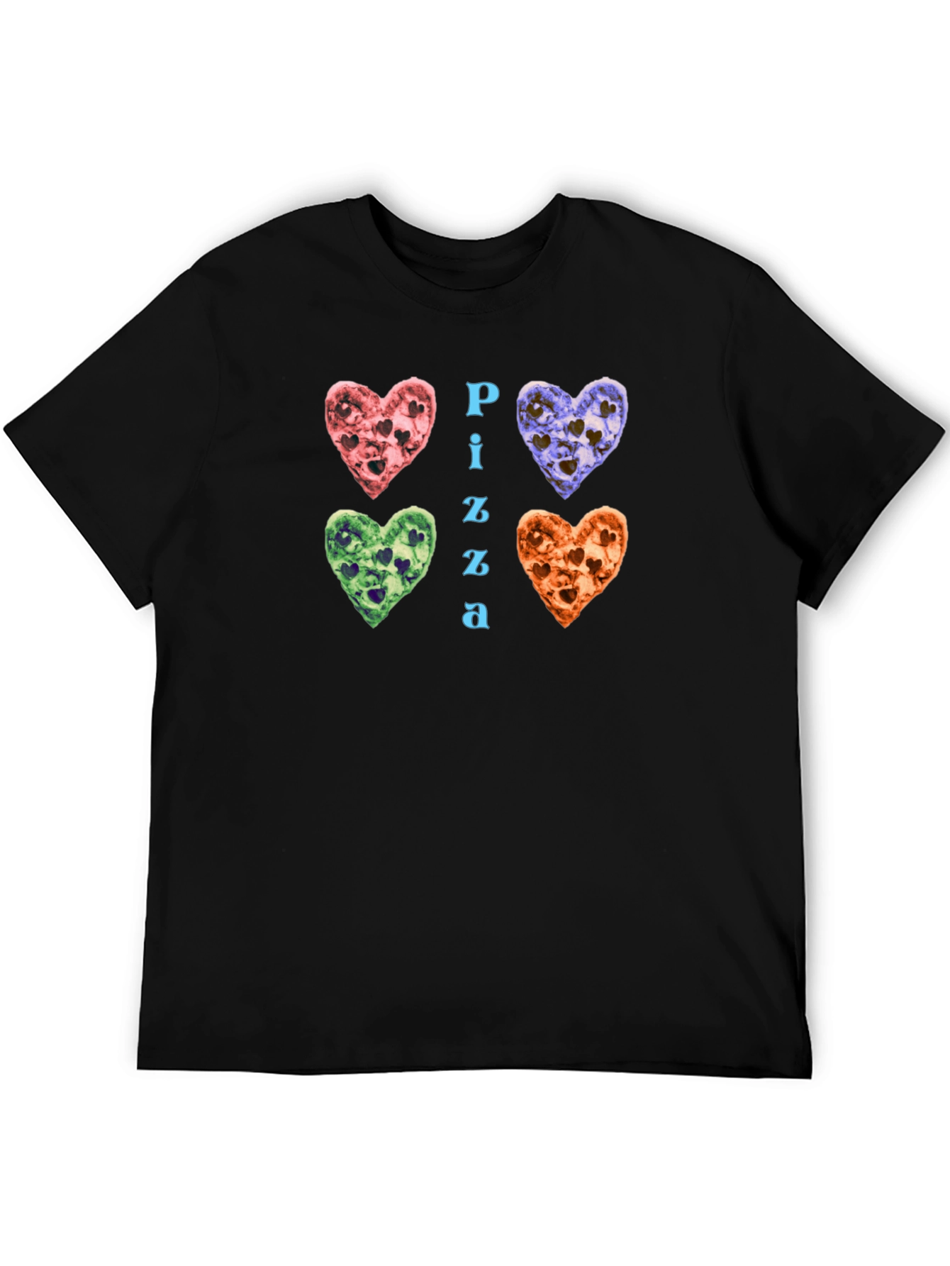 Pizza Heart Graphic T-Shirt