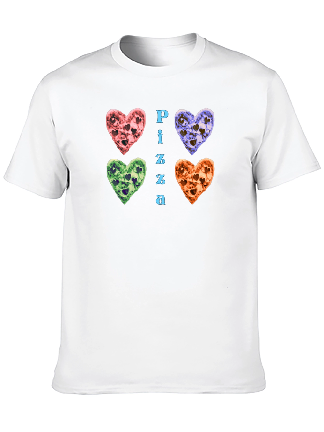 Pizza Heart Graphic T-Shirt