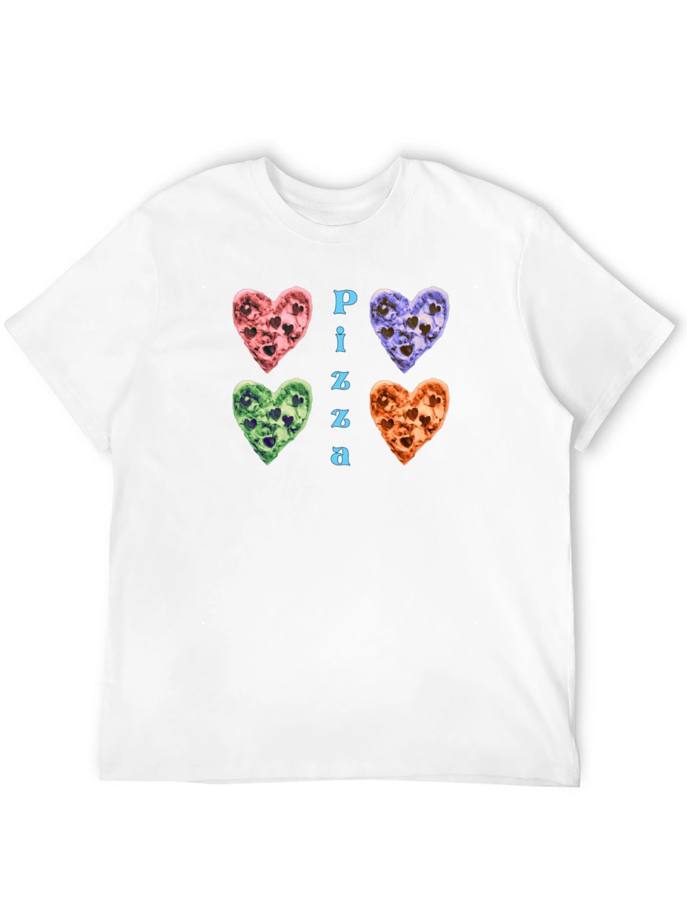 Pizza Heart Graphic T-Shirt