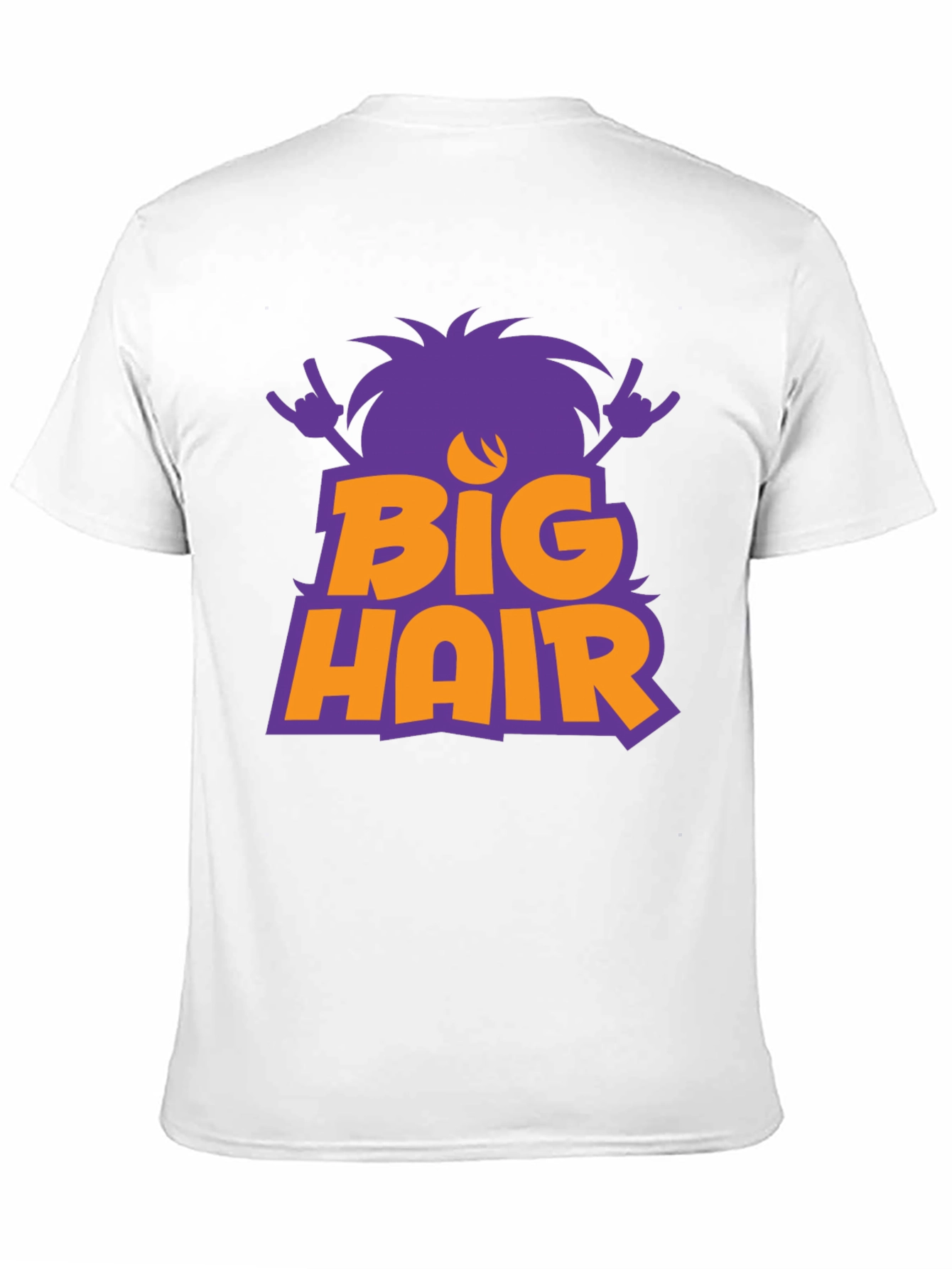 Big Hair Black Graphic Tee