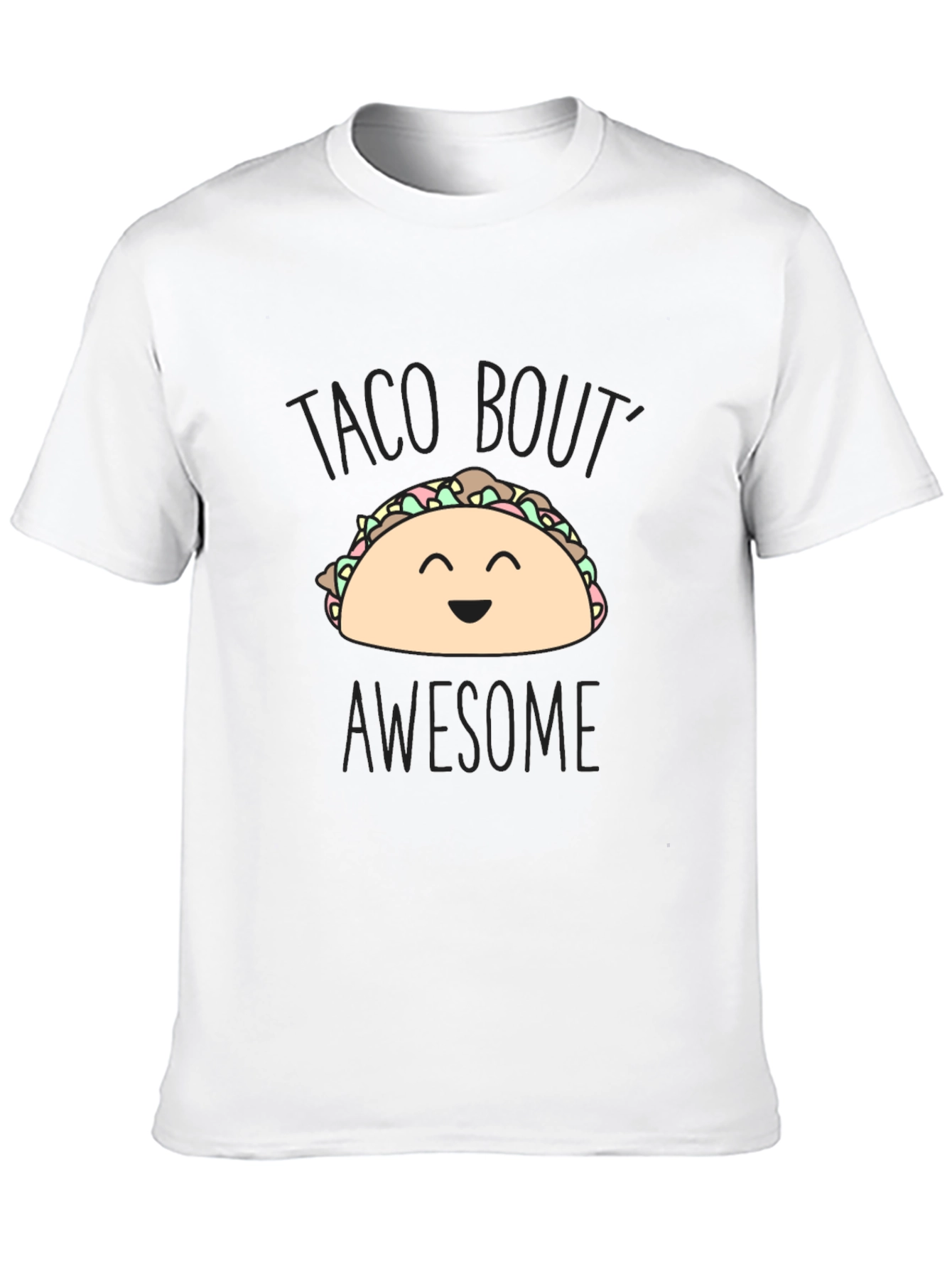 Taco Bout Awesome Black Graphic Tee