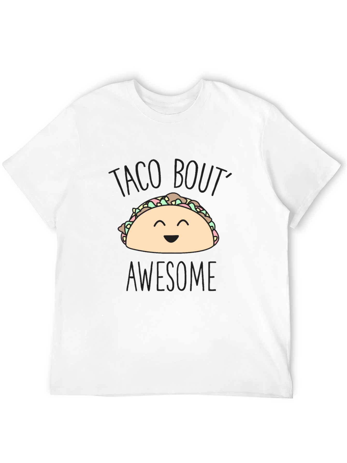 Taco Bout Awesome Black Graphic Tee