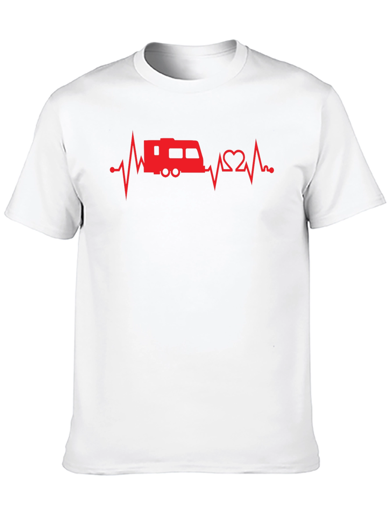 RV Heartbeat T-Shirt - Camping Lover Tee