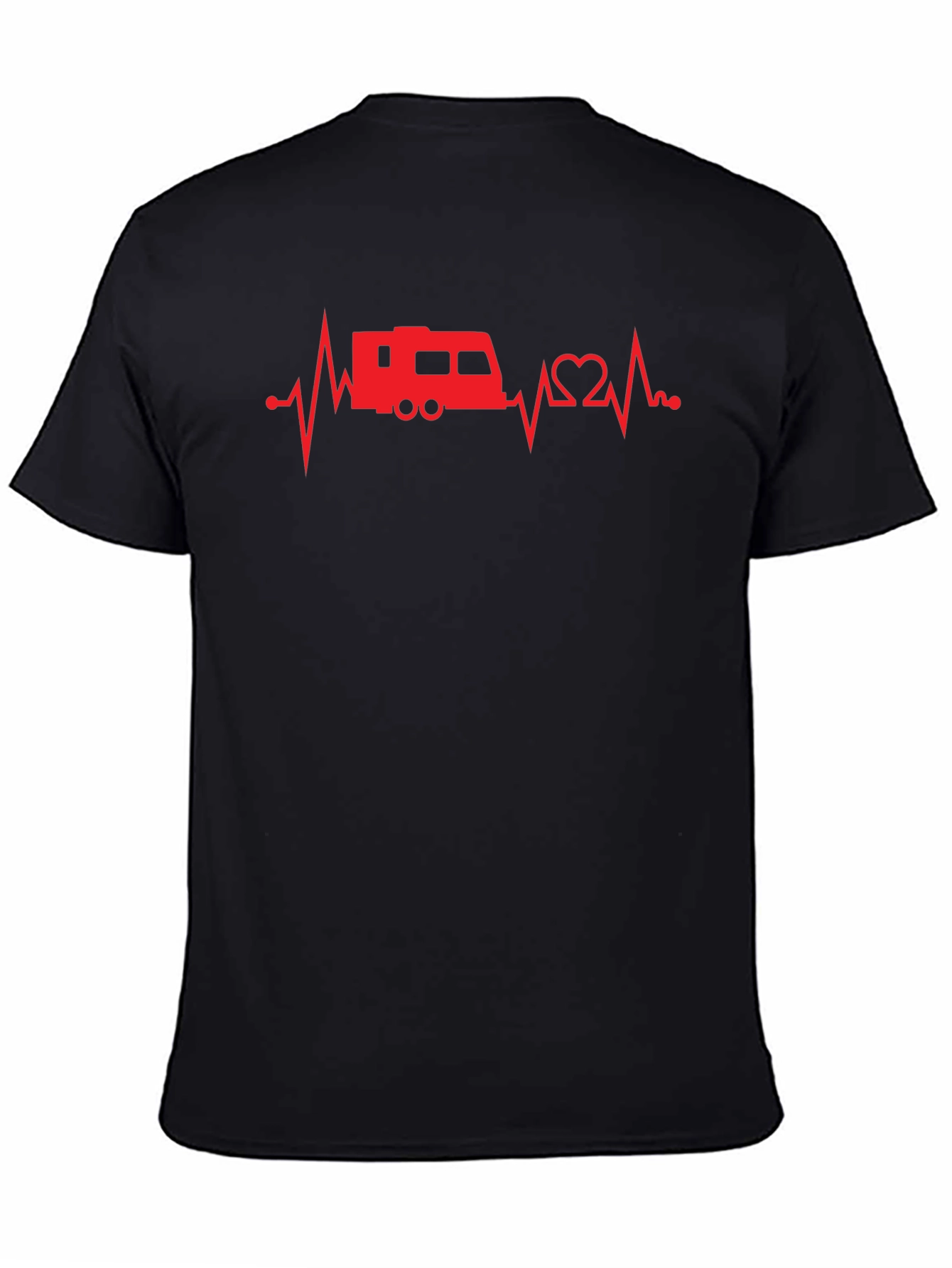 RV Heartbeat T-Shirt - Camping Lover Tee