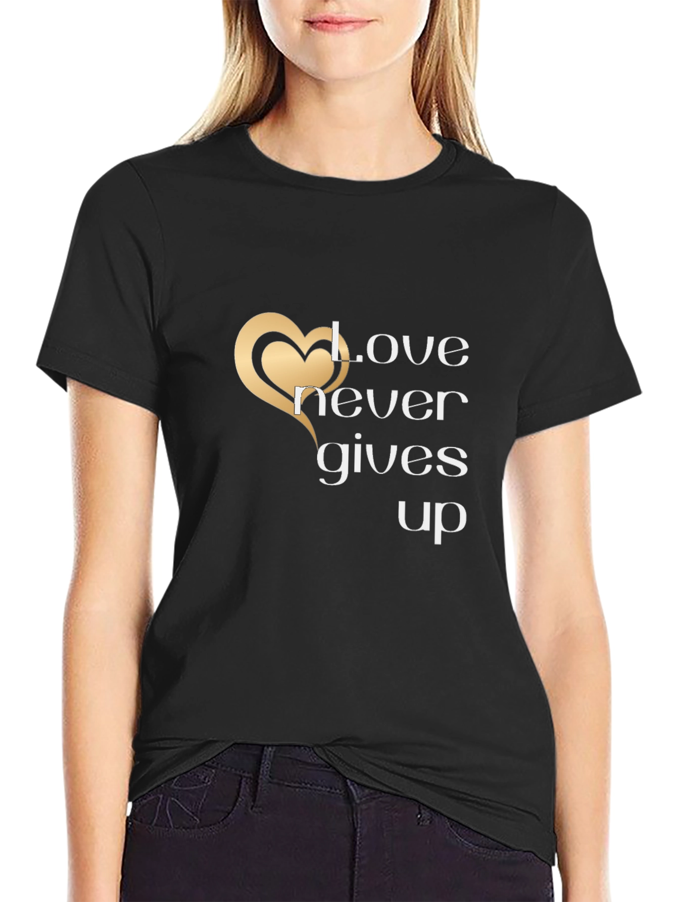 Love Never Gives Up Graphic T-Shirt