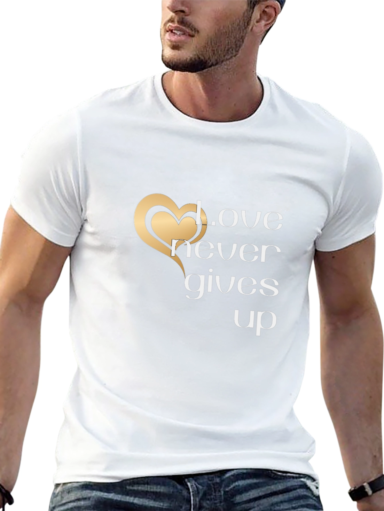 Love Never Gives Up Graphic T-Shirt