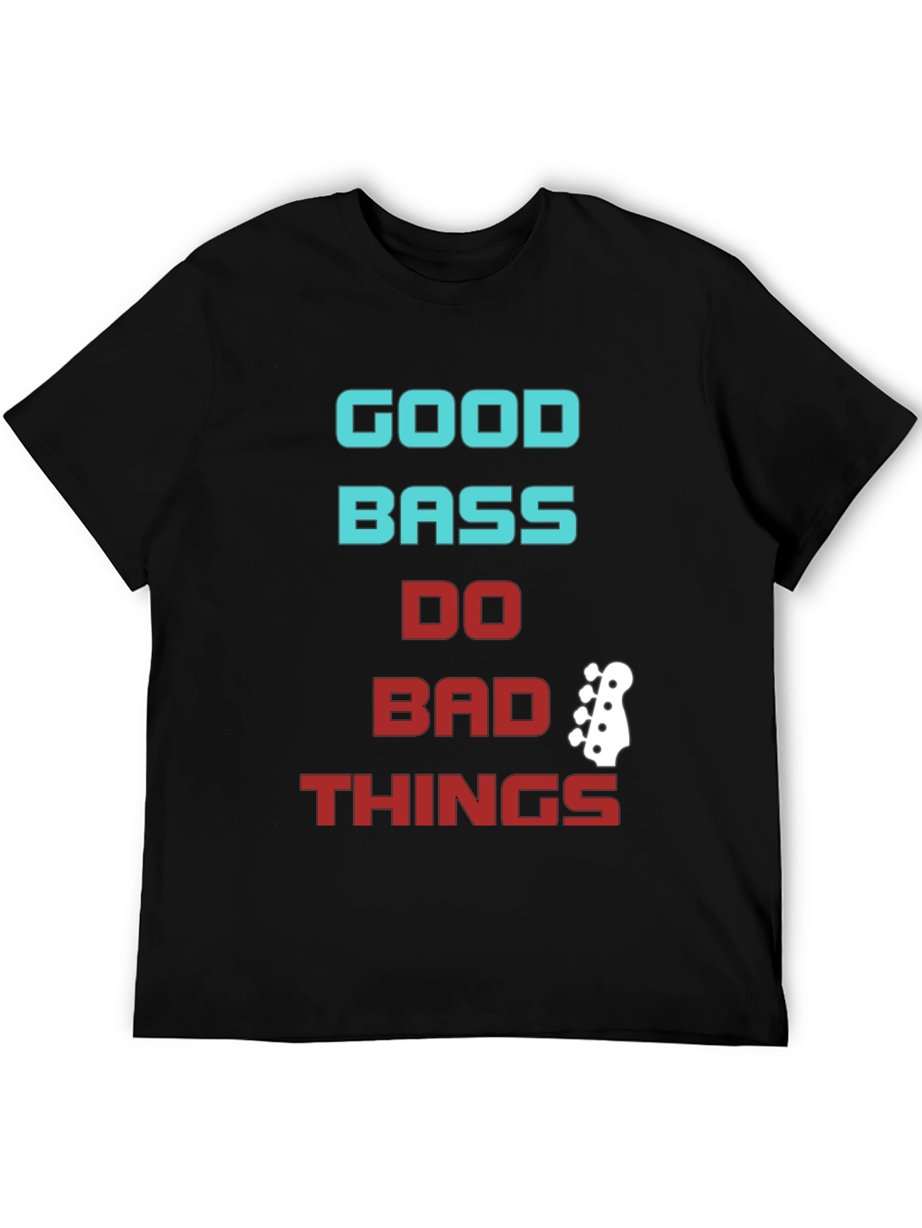 Good Bass Do Bad Things Graphic Tee - Black