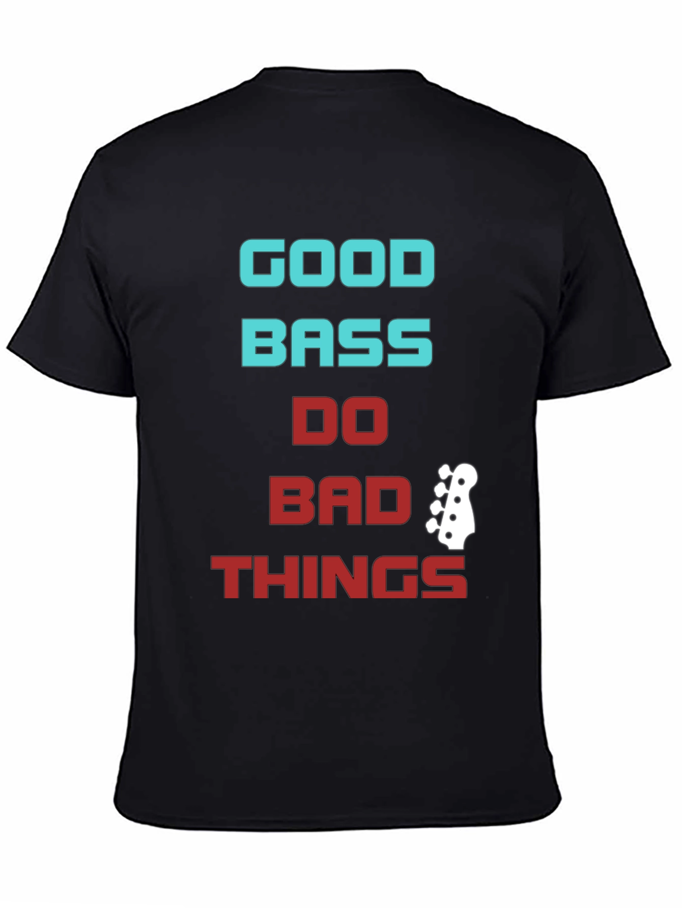 Good Bass Do Bad Things Graphic Tee - Black