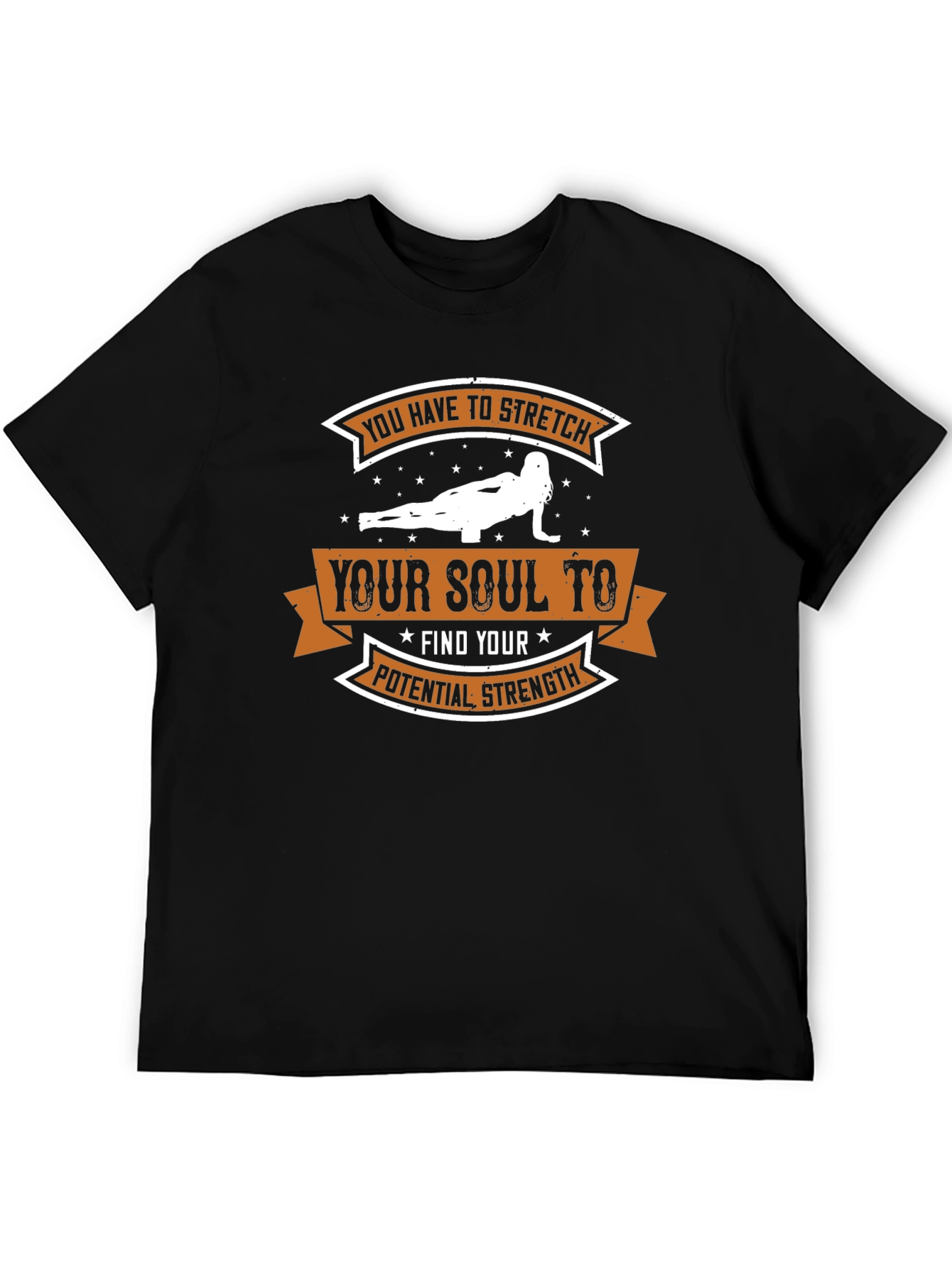 Stretch Your Soul T-Shirt - Motivational Workout Tee