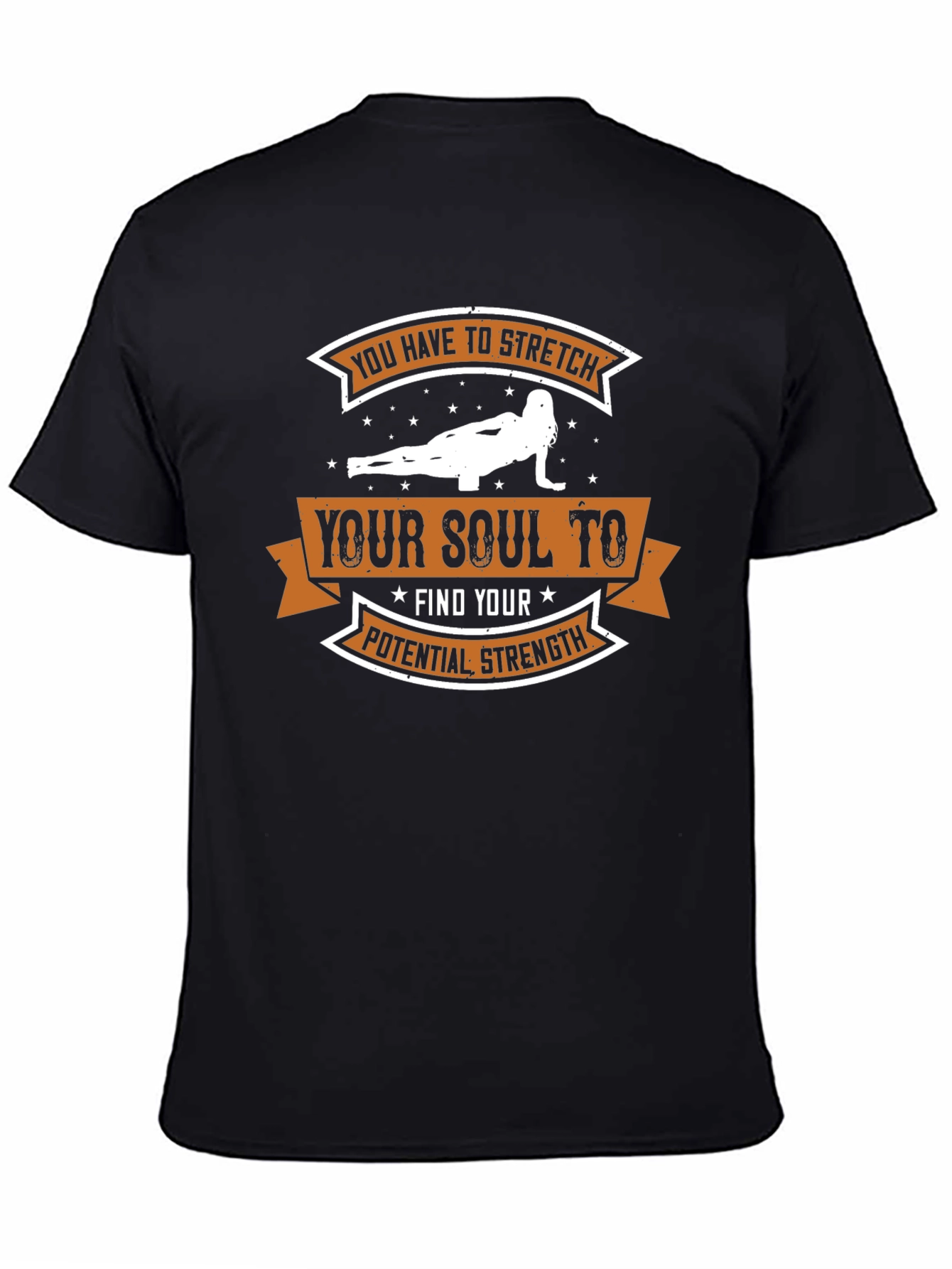 Stretch Your Soul T-Shirt - Motivational Workout Tee