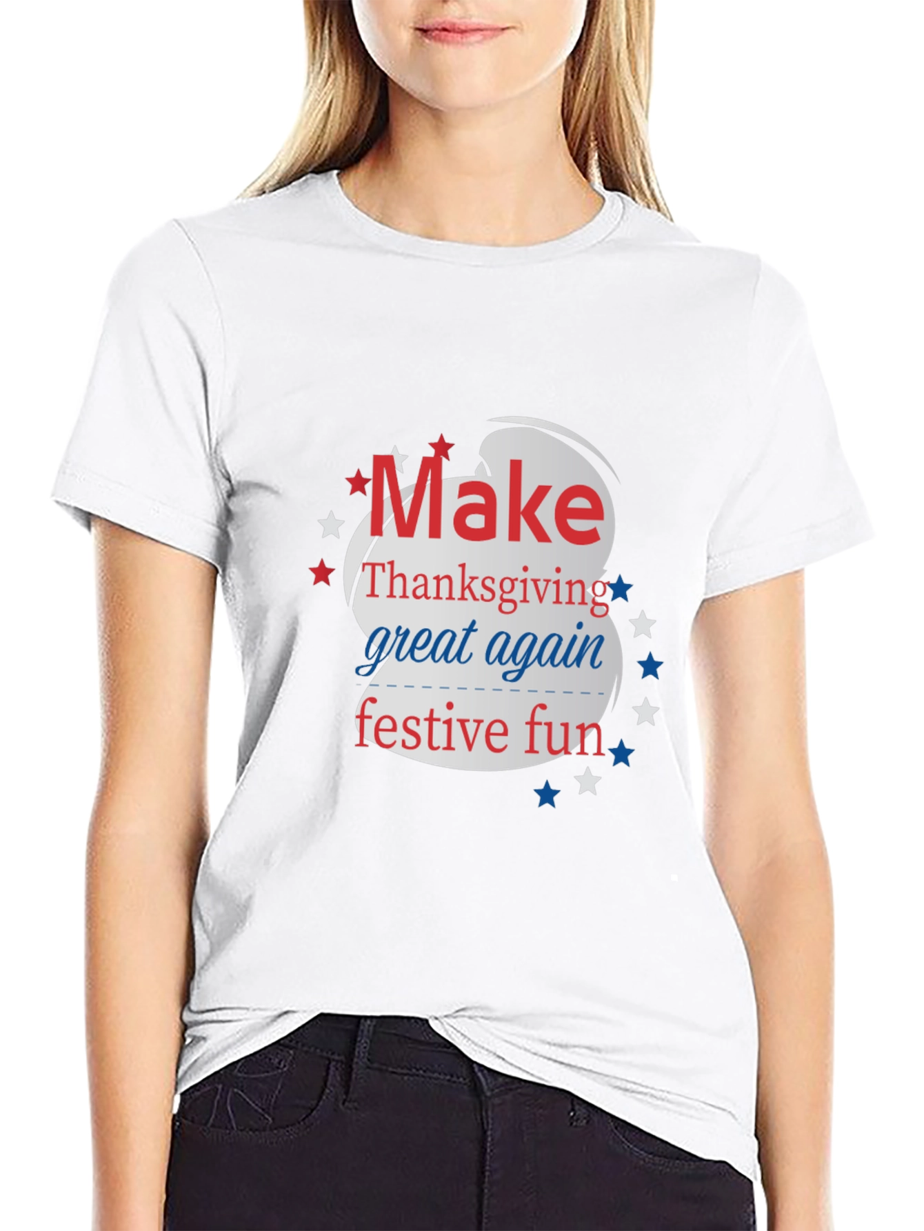 Make Thanksgiving Great Again Festive Fun T-Shirt