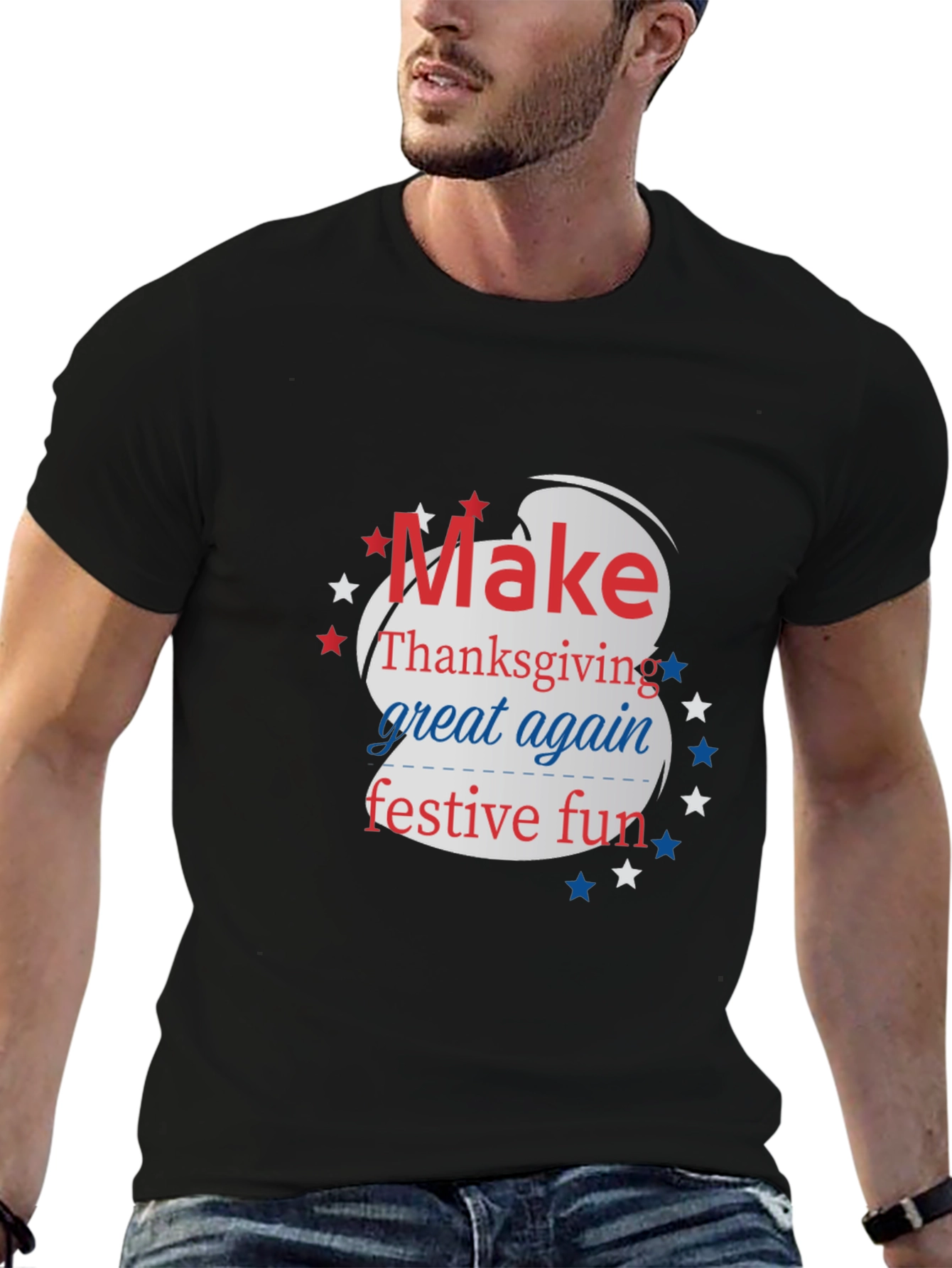 Make Thanksgiving Great Again Festive Fun T-Shirt