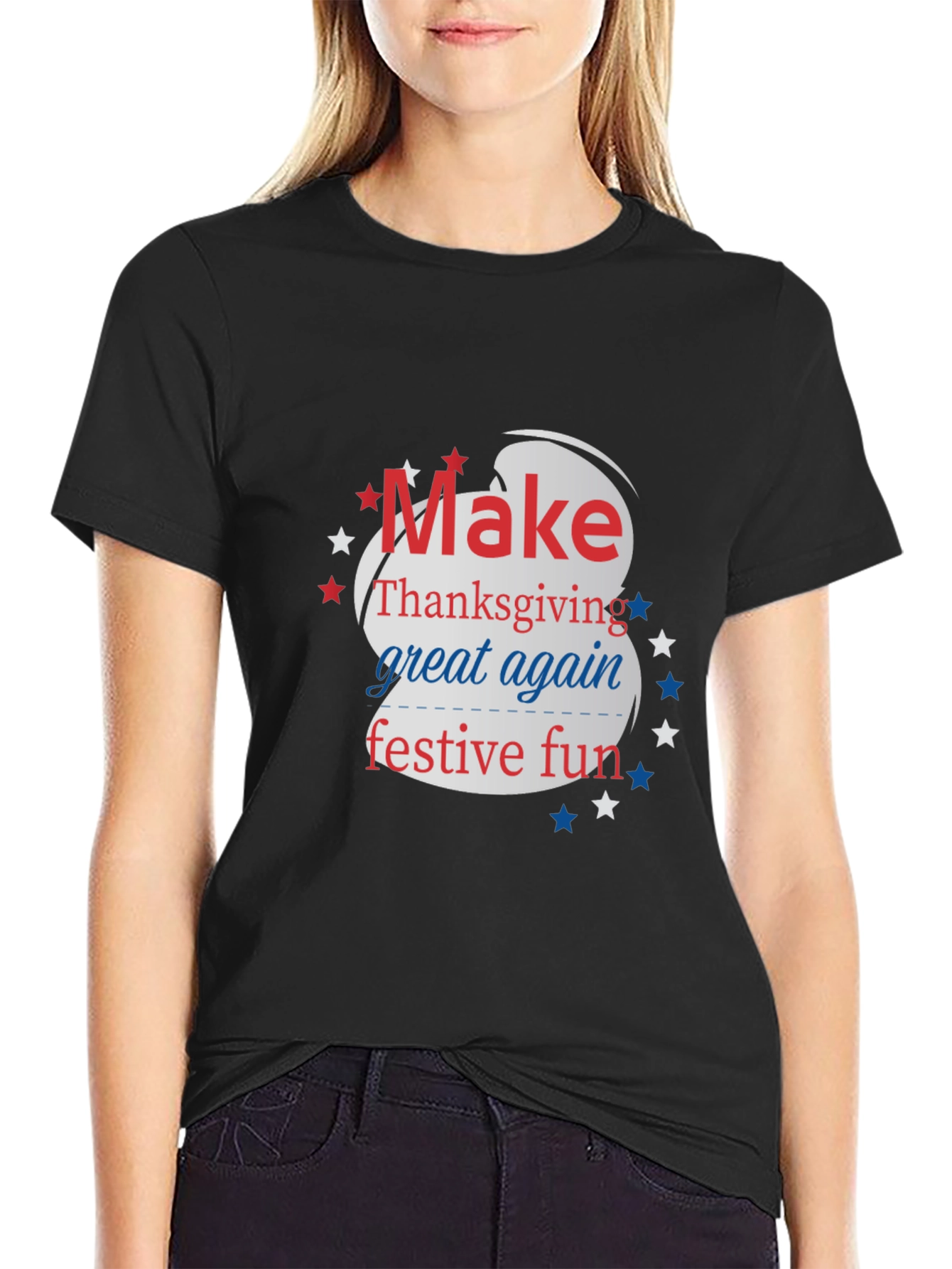 Make Thanksgiving Great Again Festive Fun T-Shirt