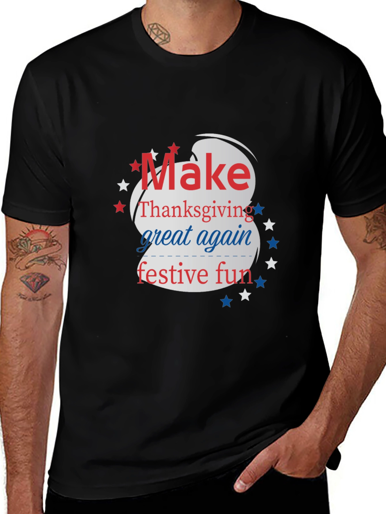 Make Thanksgiving Great Again Festive Fun T-Shirt