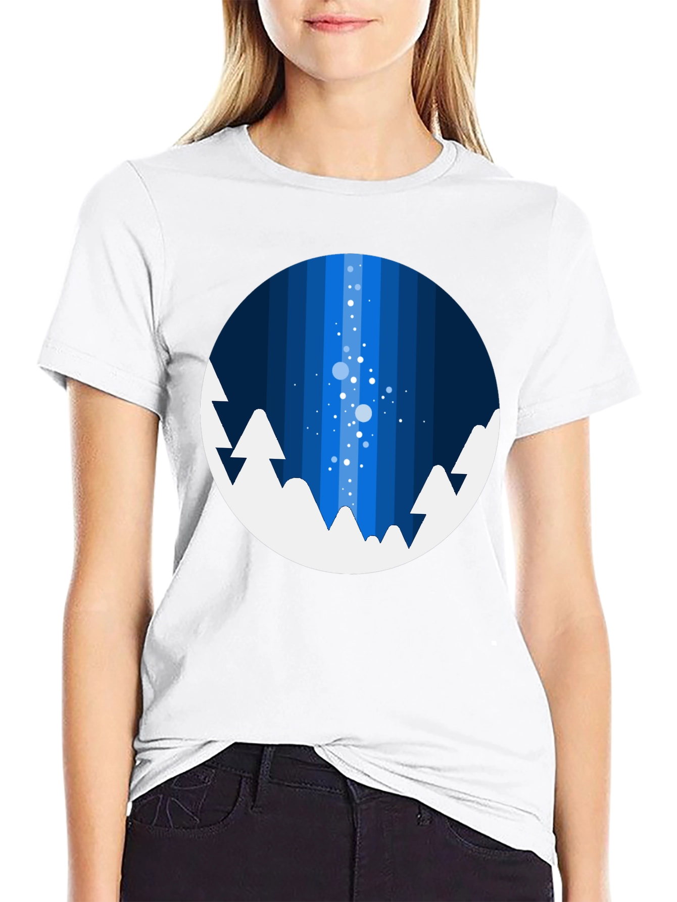 Modern Winterscape Graphic Tee