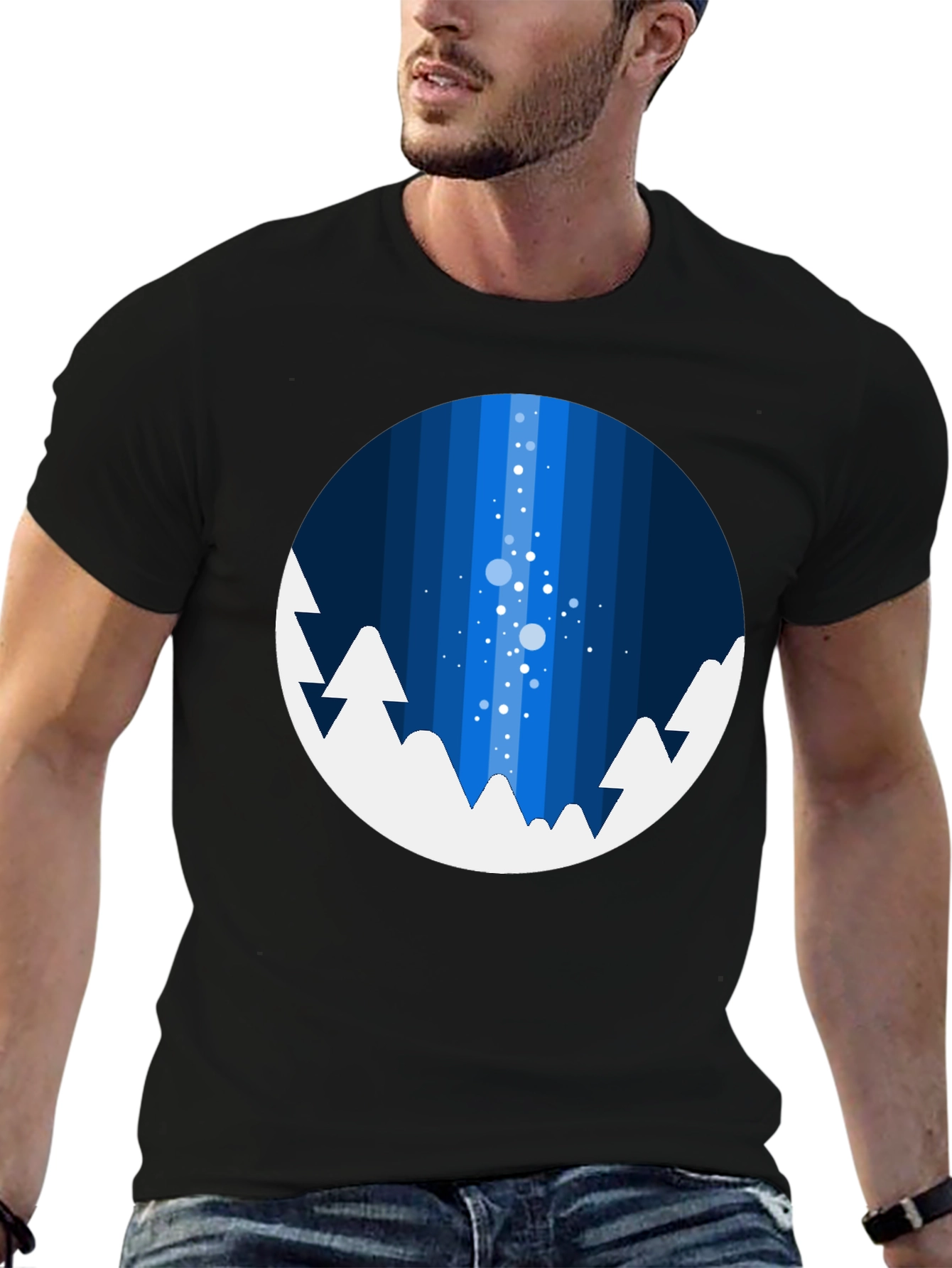Modern Winterscape Graphic Tee