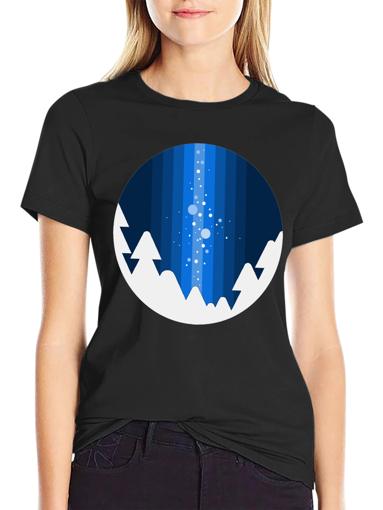 Modern Winterscape Graphic Tee