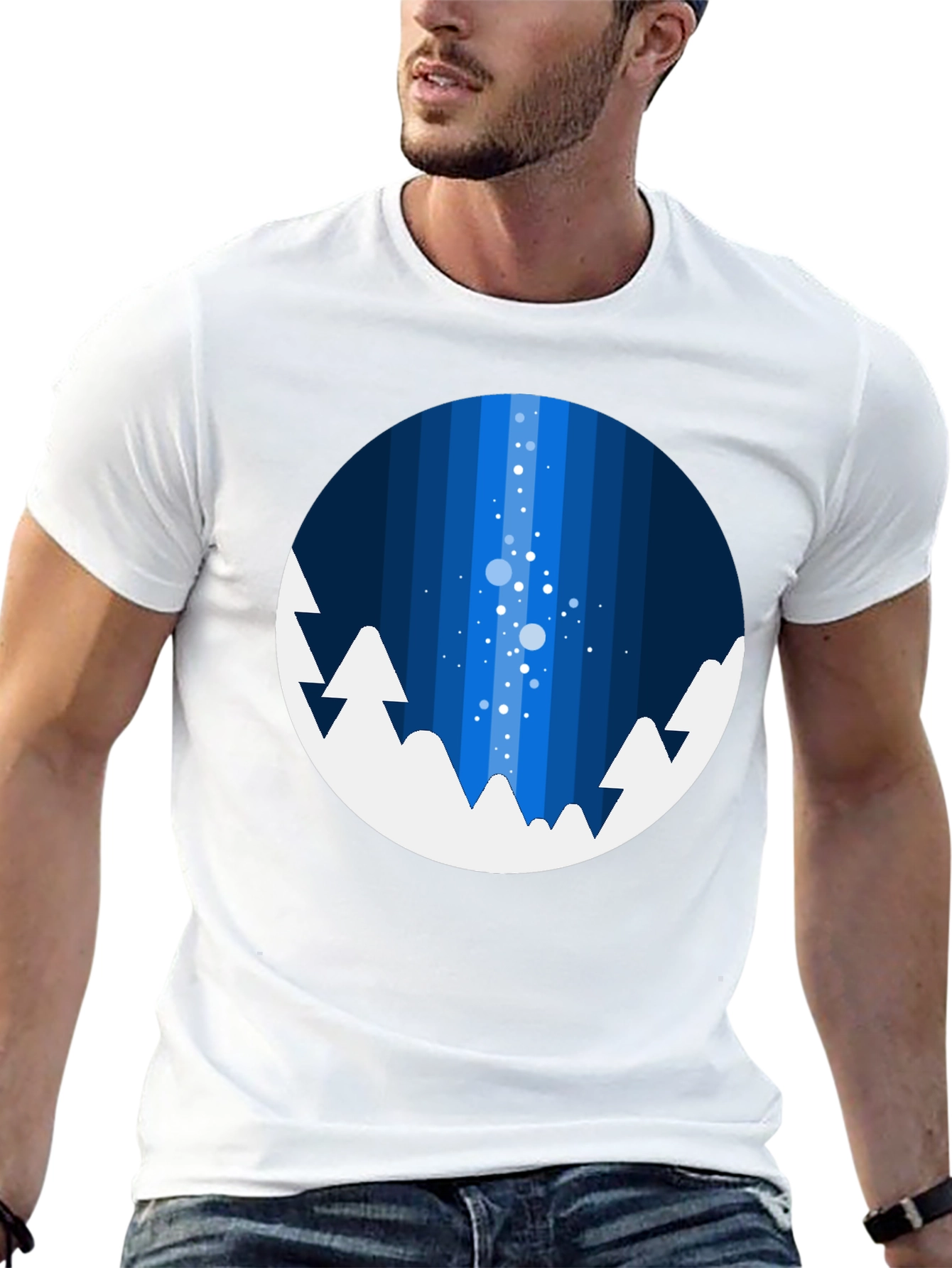 Modern Winterscape Graphic Tee