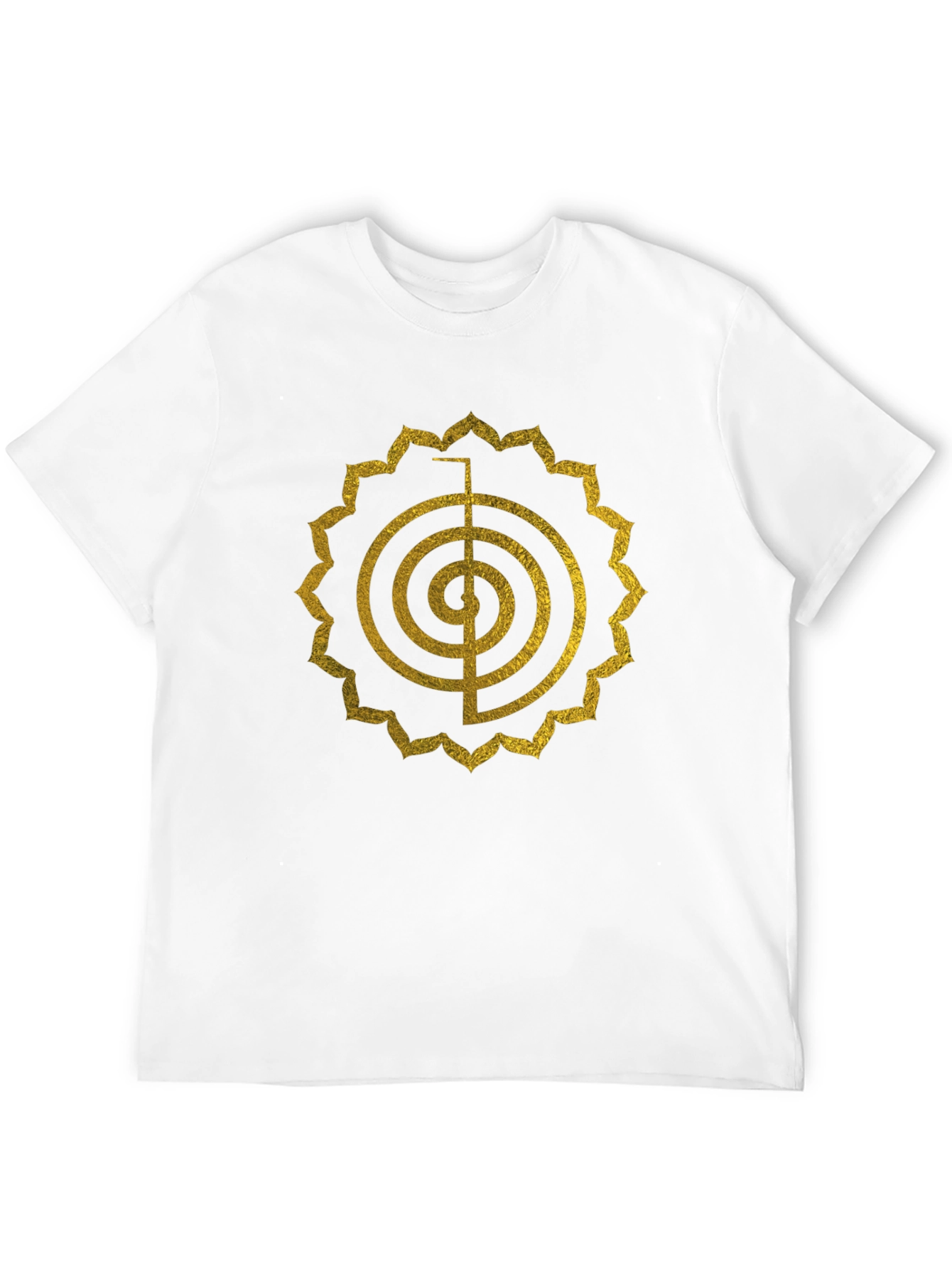 Reiki Symbol Graphic Tee - Black Cotton Blend