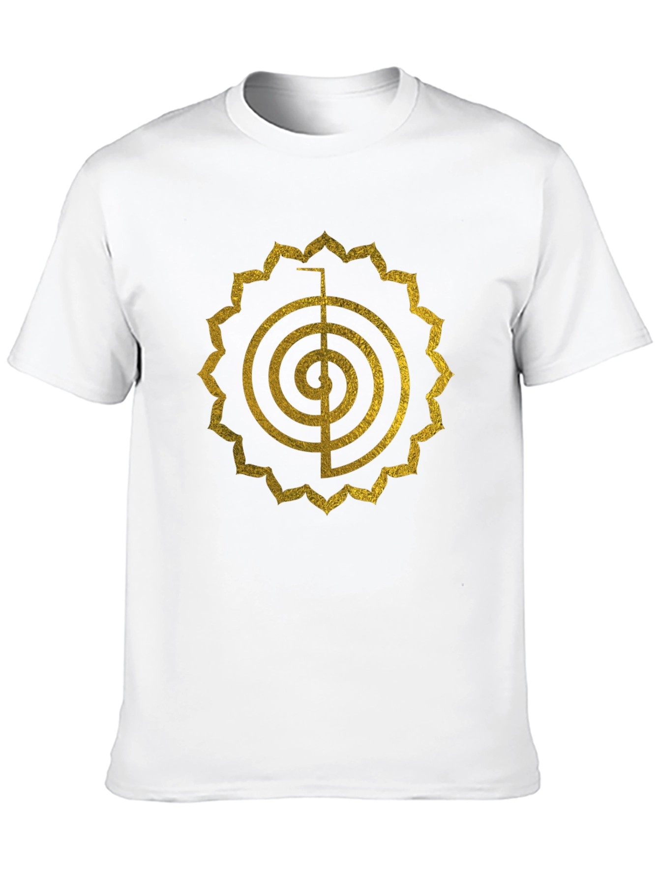 Reiki Symbol Graphic Tee - Black Cotton Blend