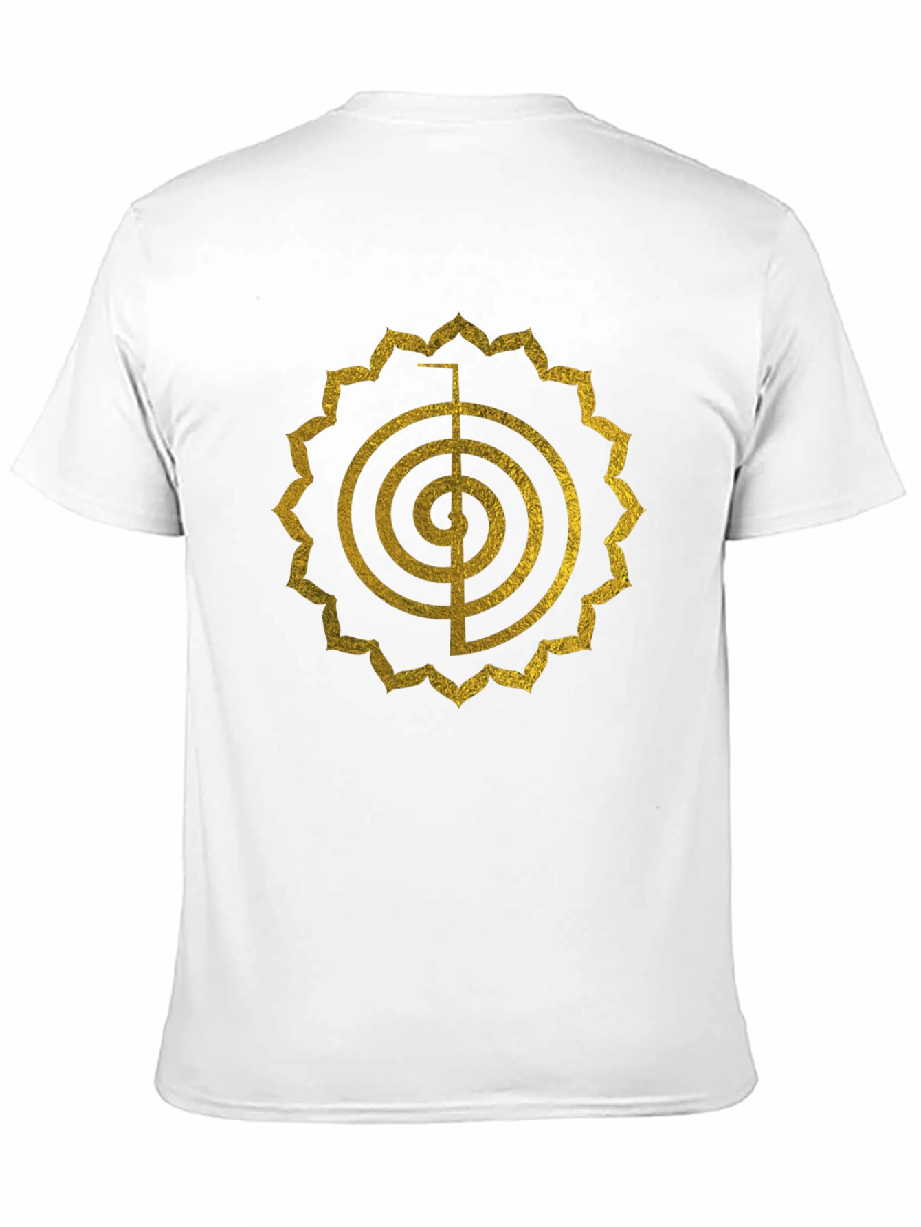 Reiki Symbol Graphic Tee - Black Cotton Blend