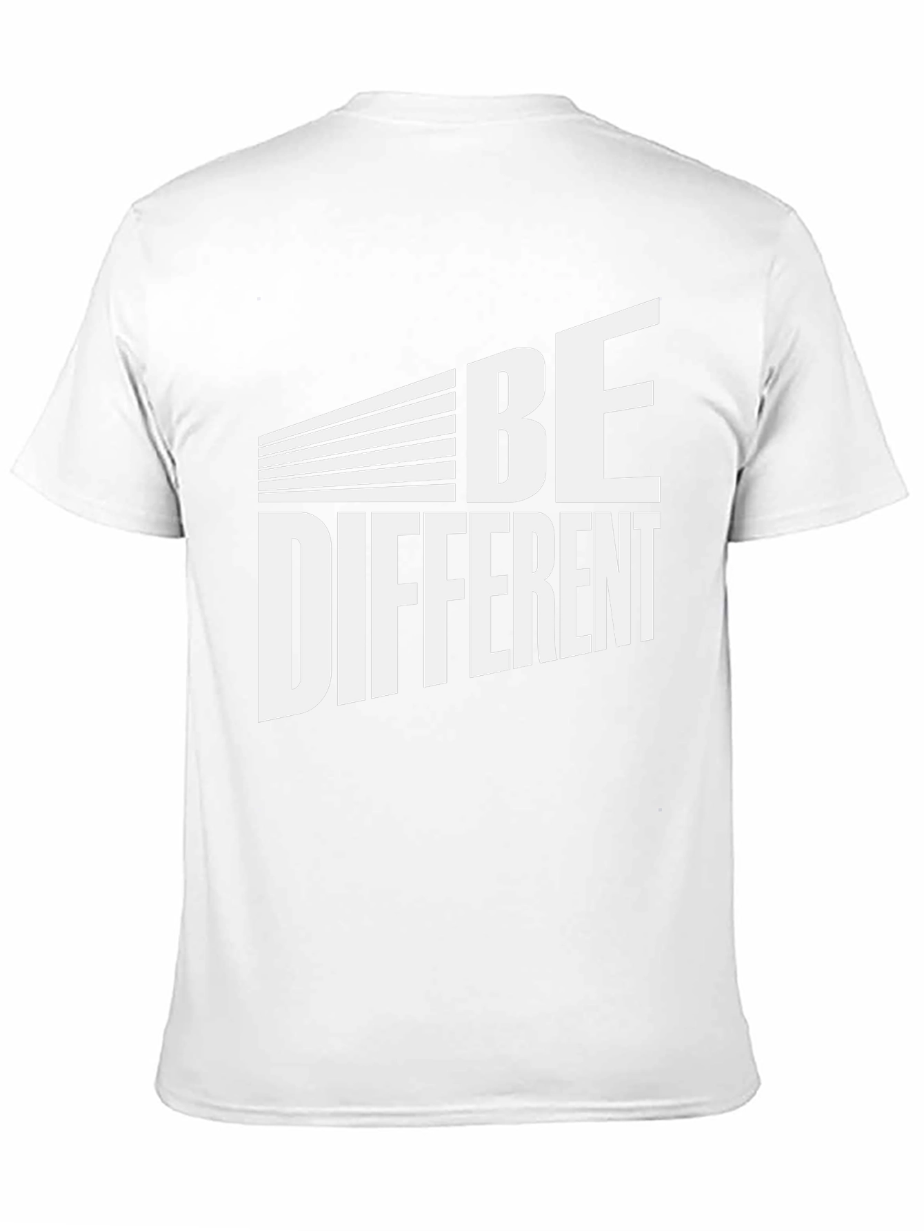 Be Different Graphic Tee - Black Cotton Blend T-Shirt