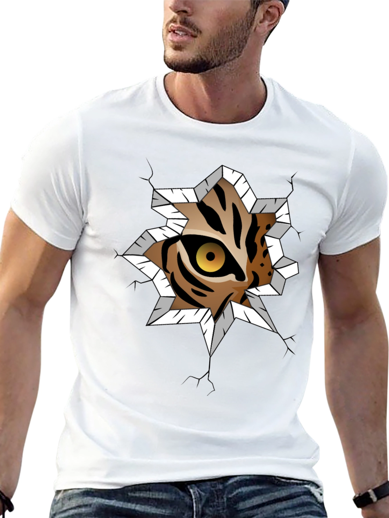 Tiger Eye Graphic Tee - Breakout Design