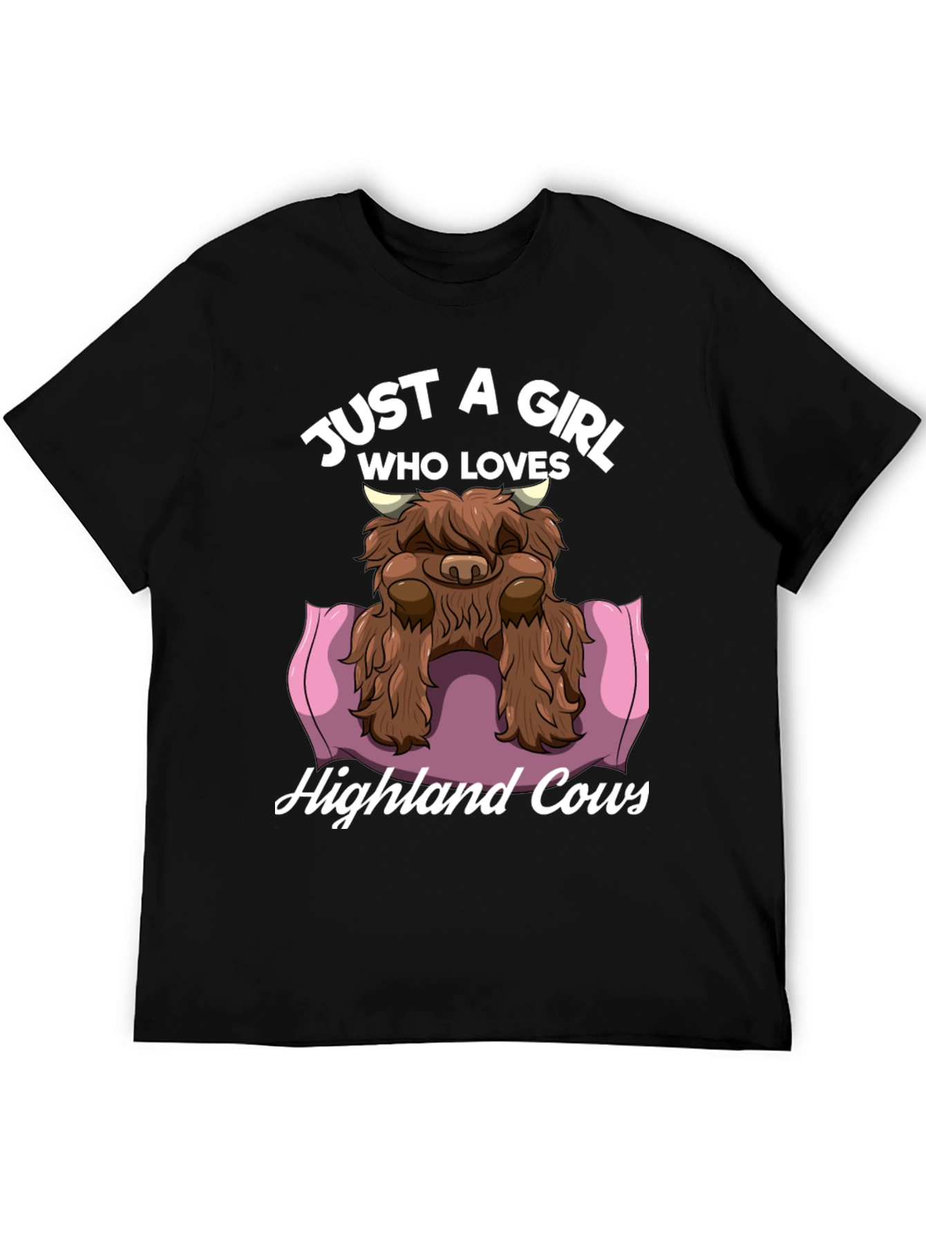 Highland Cow Lover Graphic Tee