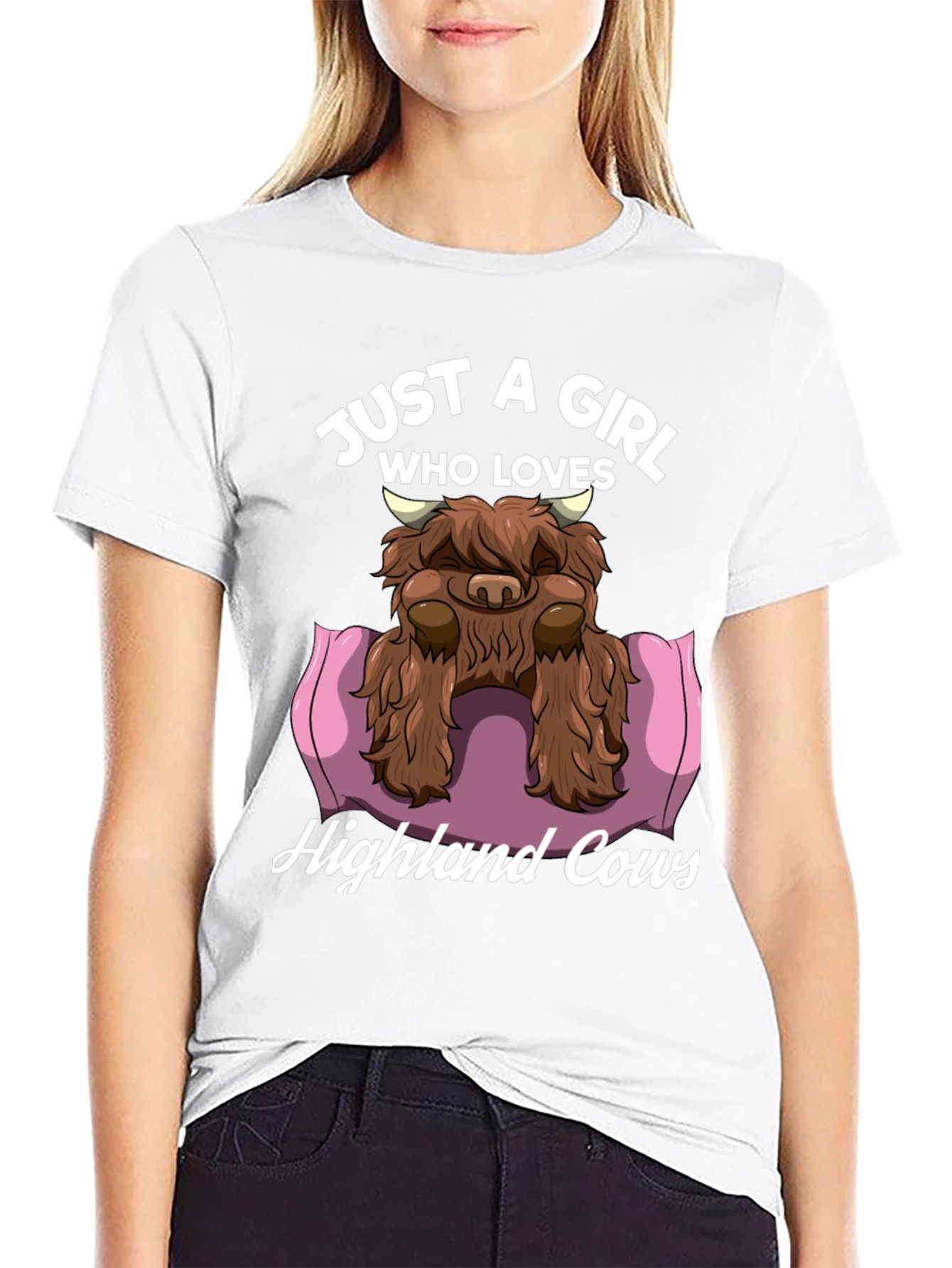 Highland Cow Lover Graphic Tee