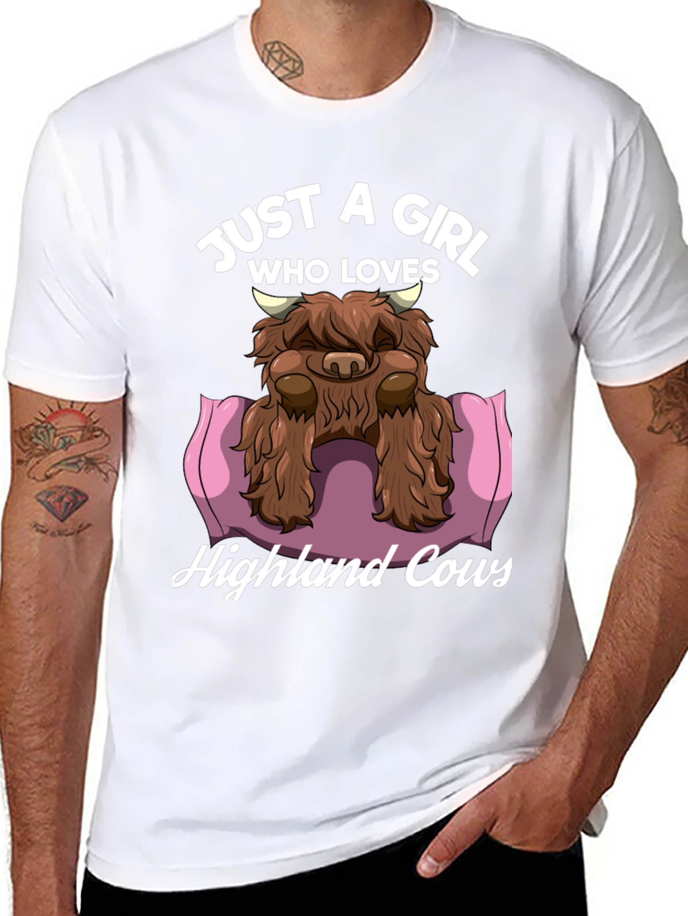 Highland Cow Lover Graphic Tee
