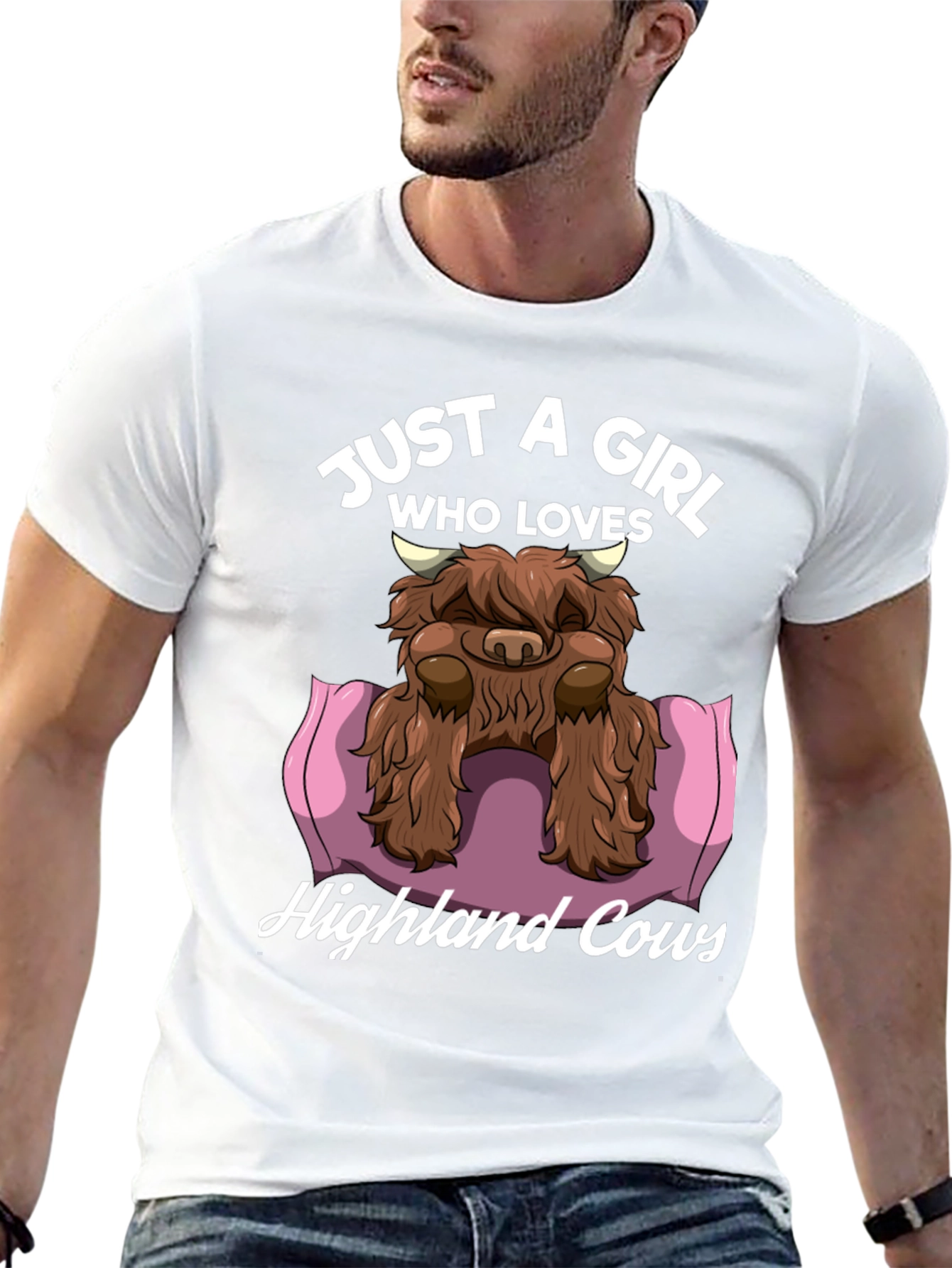 Highland Cow Lover Graphic Tee