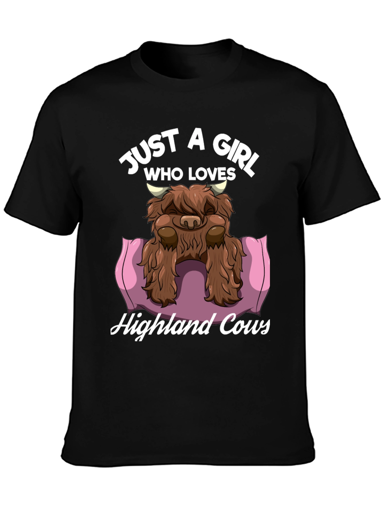 Highland Cow Lover Graphic Tee