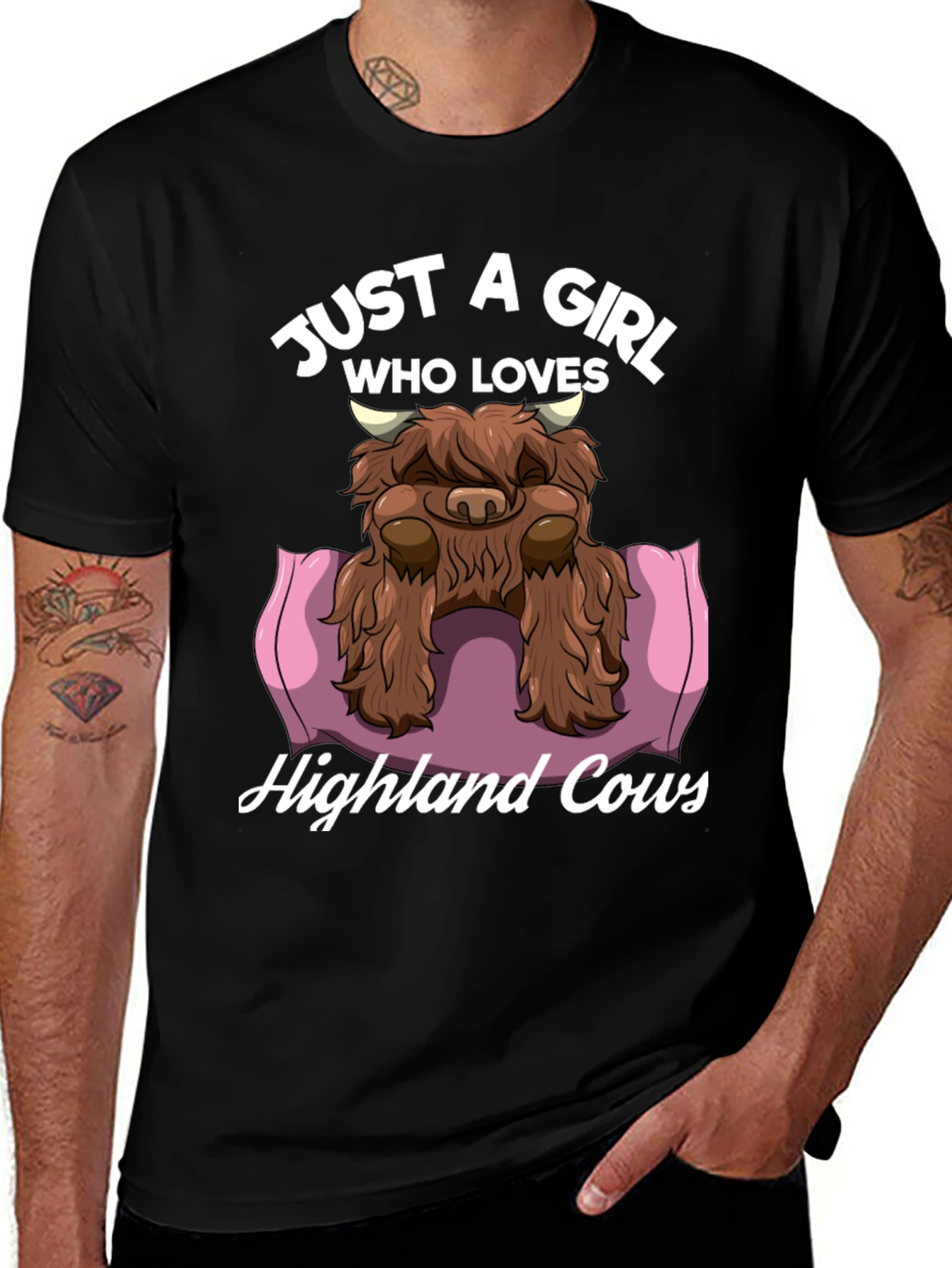Highland Cow Lover Graphic Tee